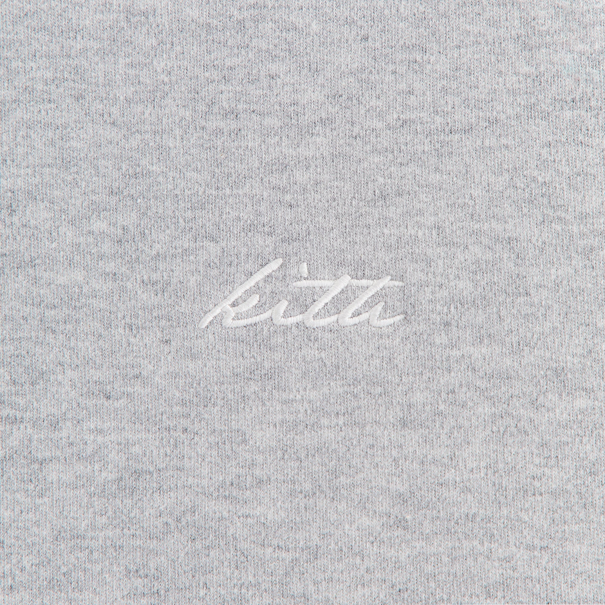 Kith Women Isley Mockneck Crewneck - Cool Heather Grey – Kith Europe