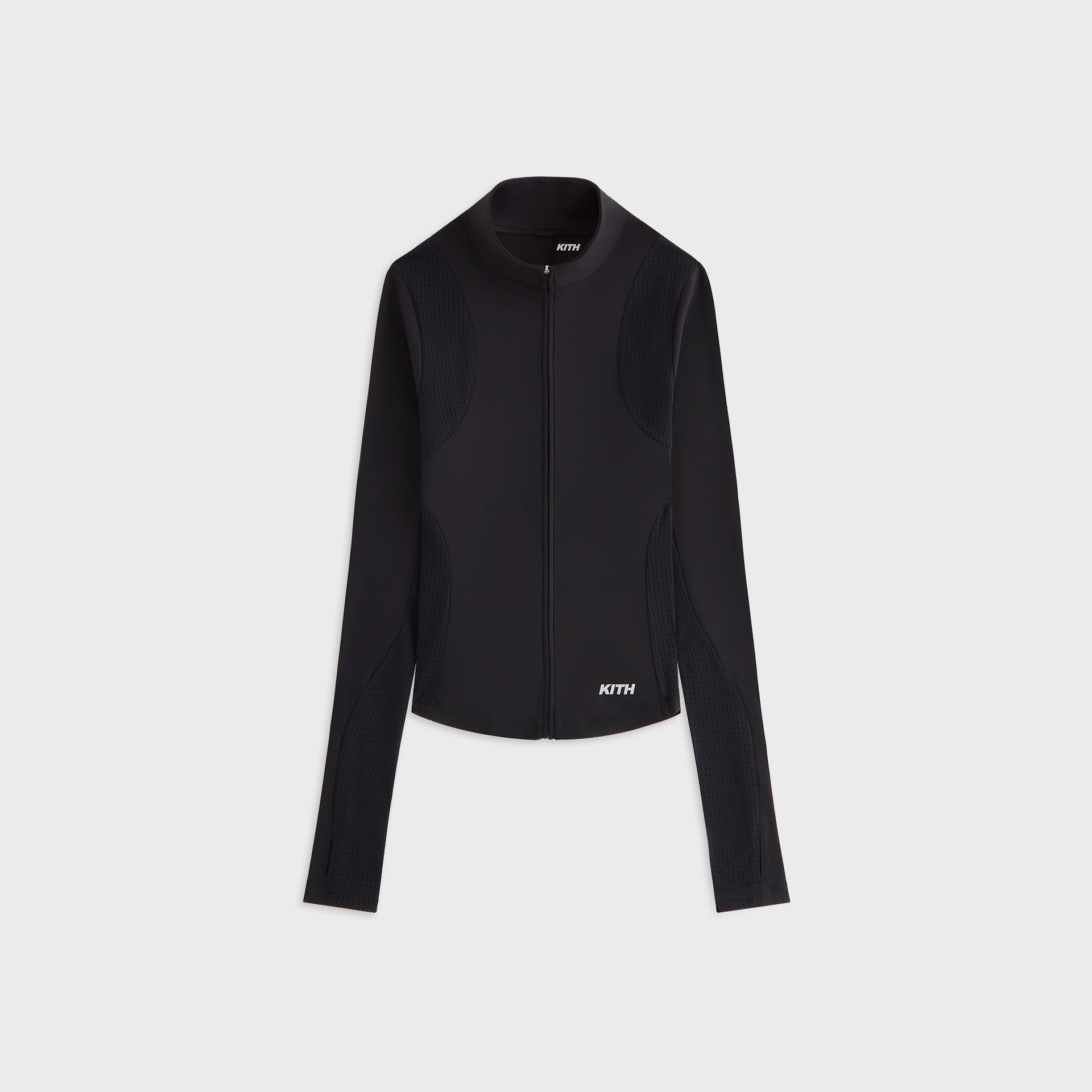 Kith Women Alida II Paneled Zip Top - Black