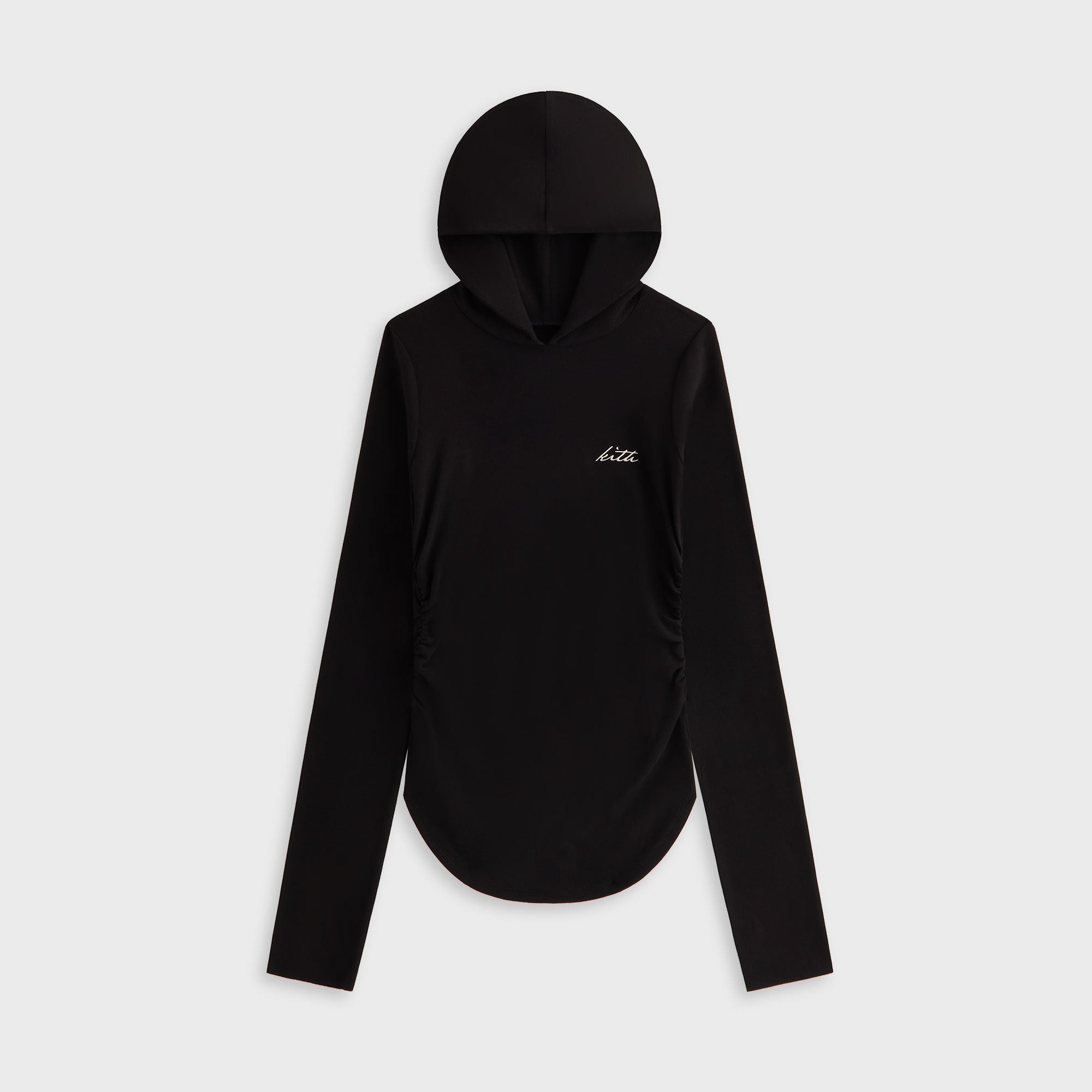 Lisa for Kith Women Sofi Ruched Hoodie - Black – Kith Europe
