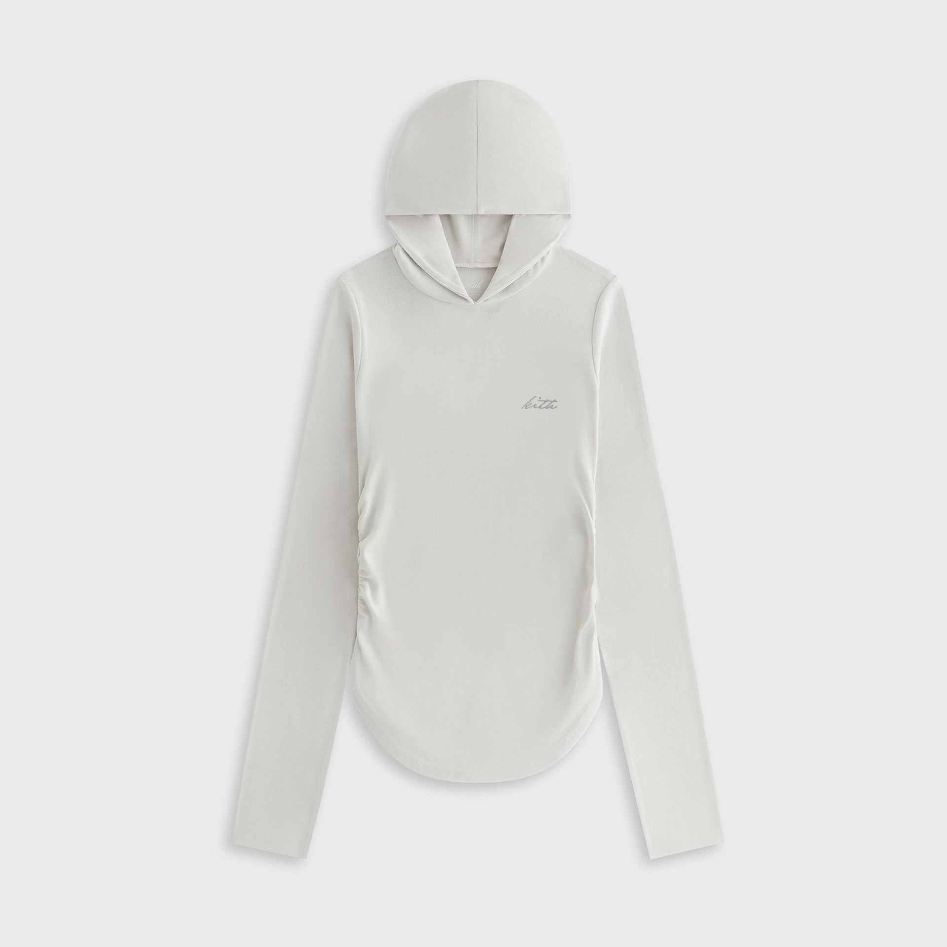 Lisa for Kith Women Sofi Ruched Hoodie - Tin - PH