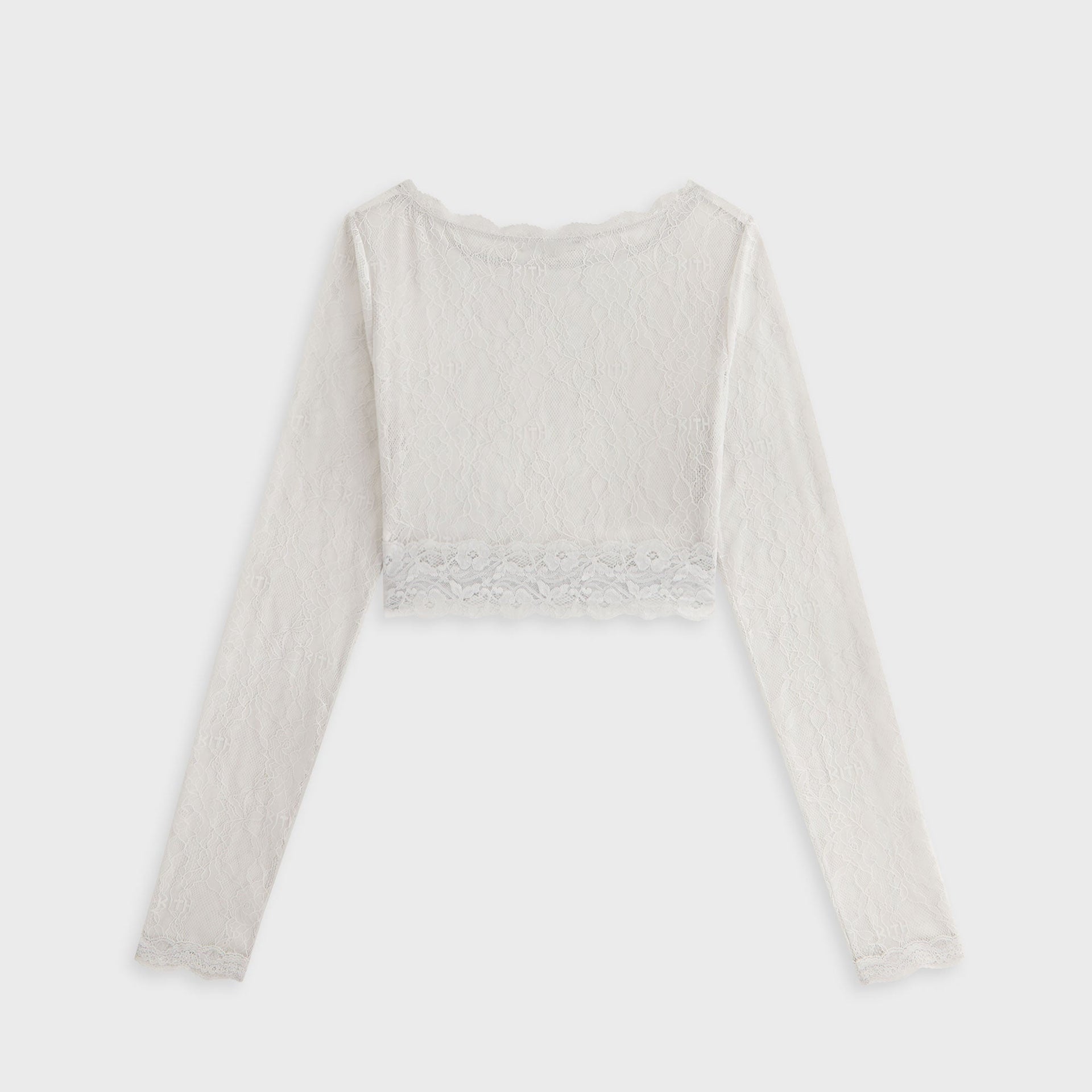 Lisa for Kith Women Piera Lace Long Sleeve Top - Tin - PH