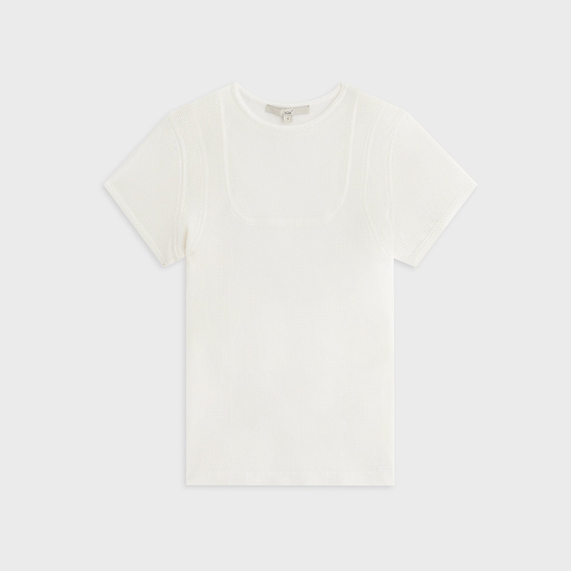 Lisa for Kith Women Pallis Warm Up Baby Tee - White - PH