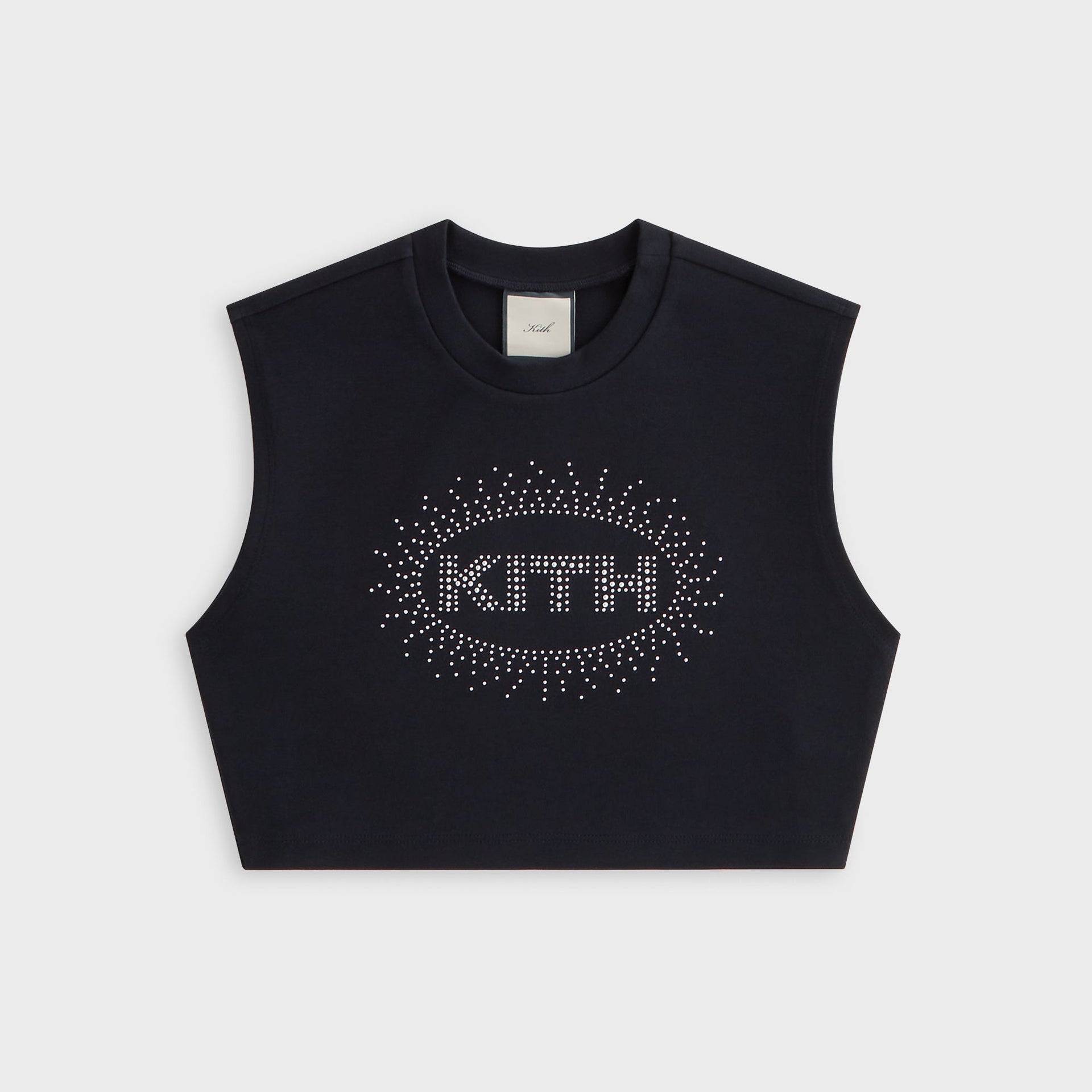 Lisa for Kith Women Carsyn Cropped Muscle Tank - Black - PH