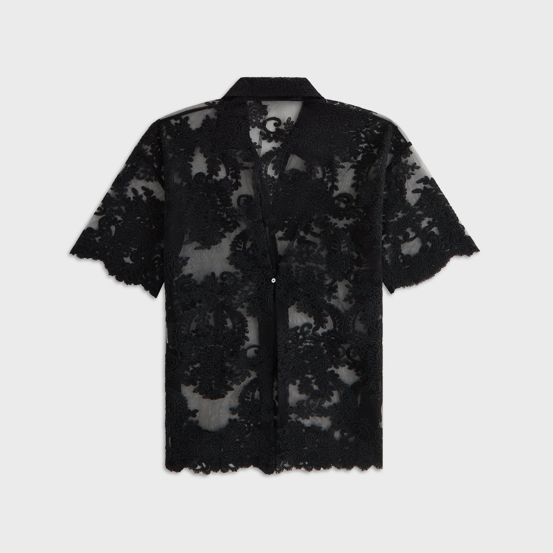 Lisa for Kith Women Laina Lace Overshirt - Black - PH
