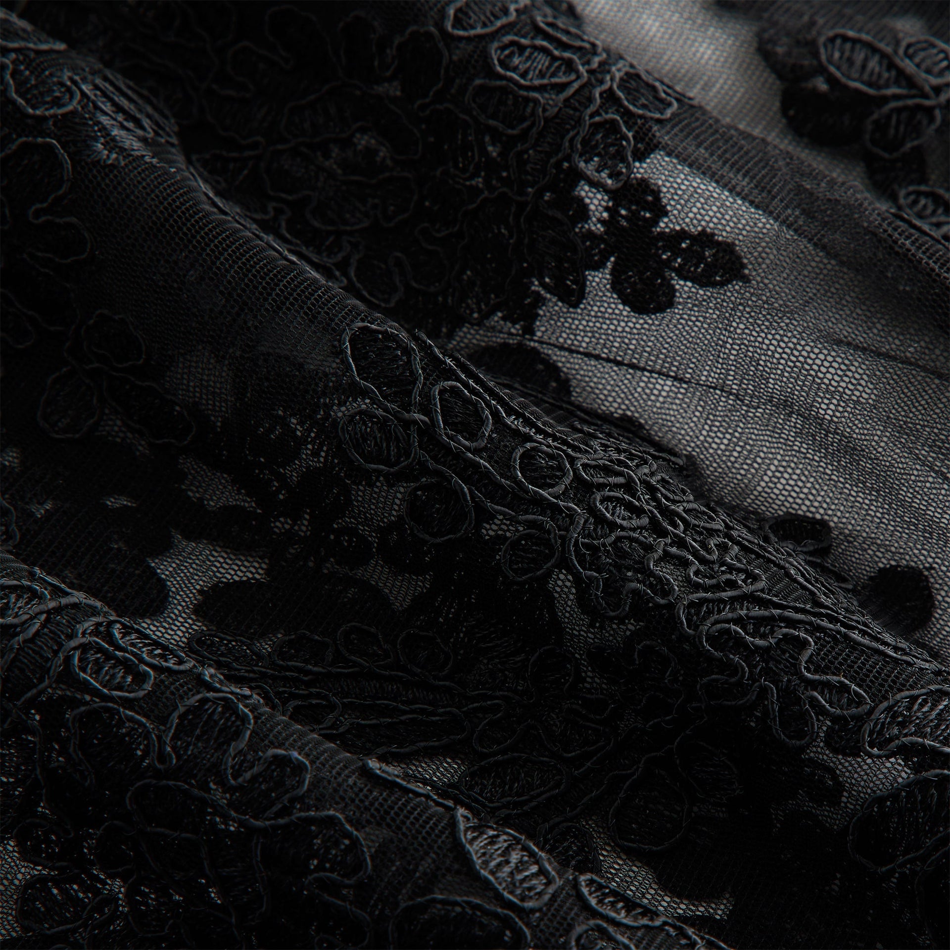 Lisa for Kith Women Laina Lace Overshirt - Black - PH