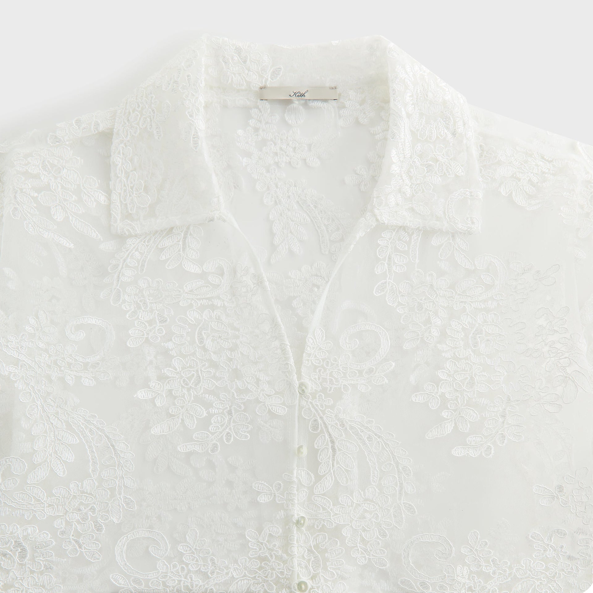 Lisa for Kith Women Laina Lace Overshirt - White - PH