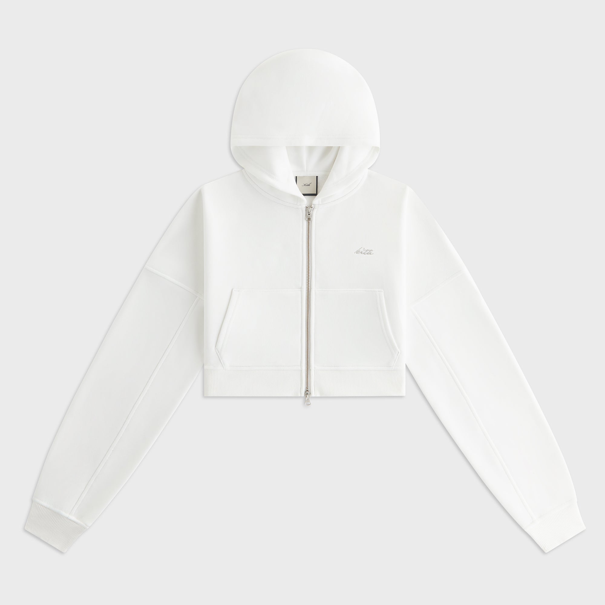 Kith Women Hendler Cropped Hoodie - White – Kith Europe