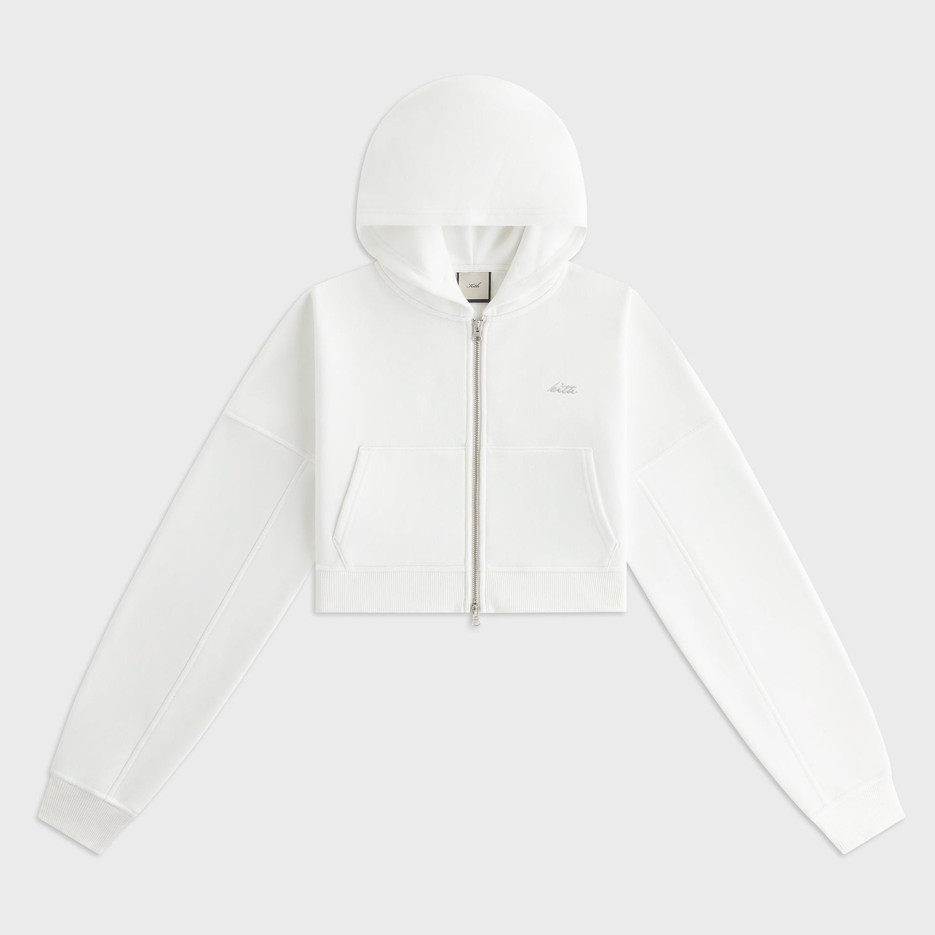Kith Women Hendler Cropped Hoodie - White