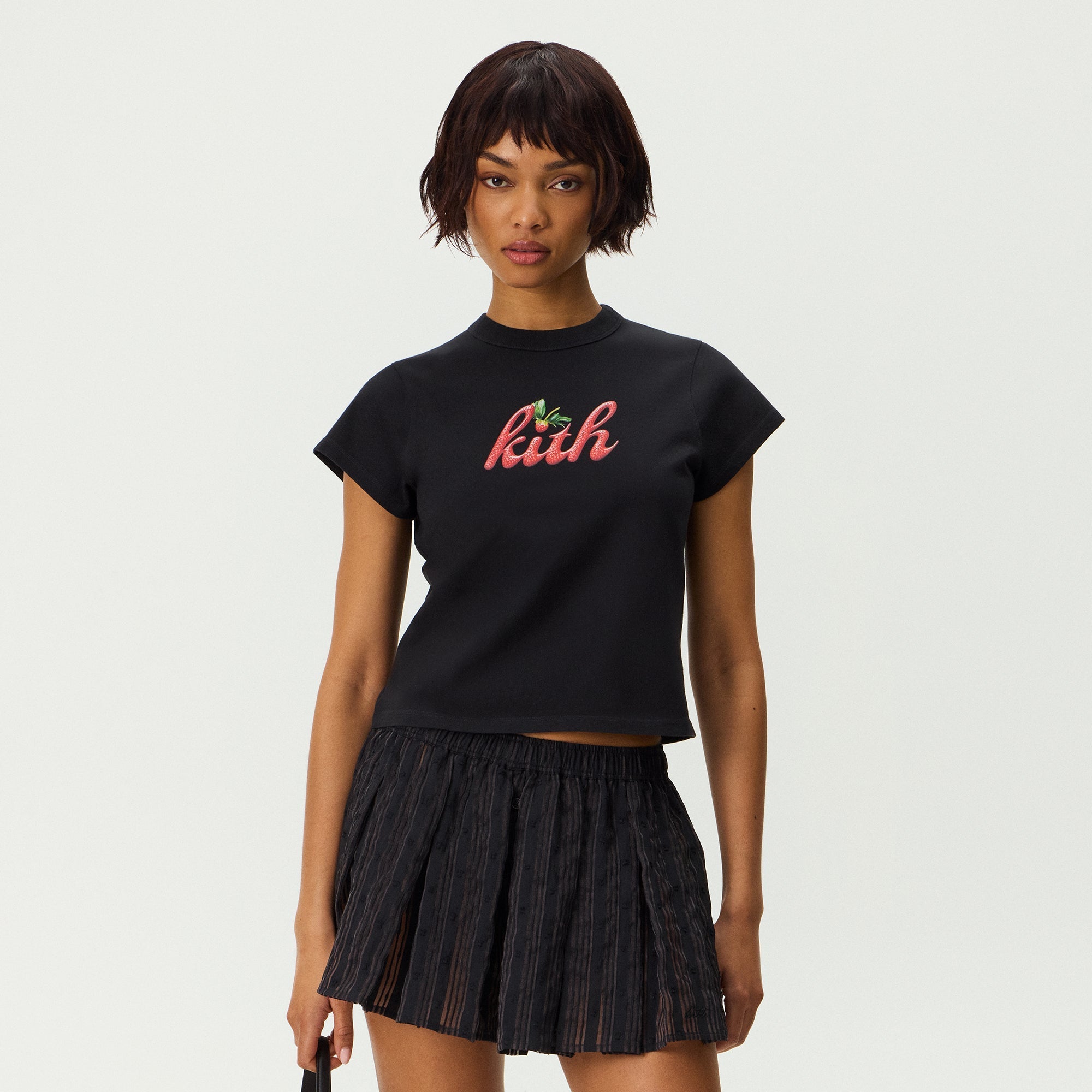 Kith Women Mulberry Vintage Strawberry Tee - Black – Kith Europe
