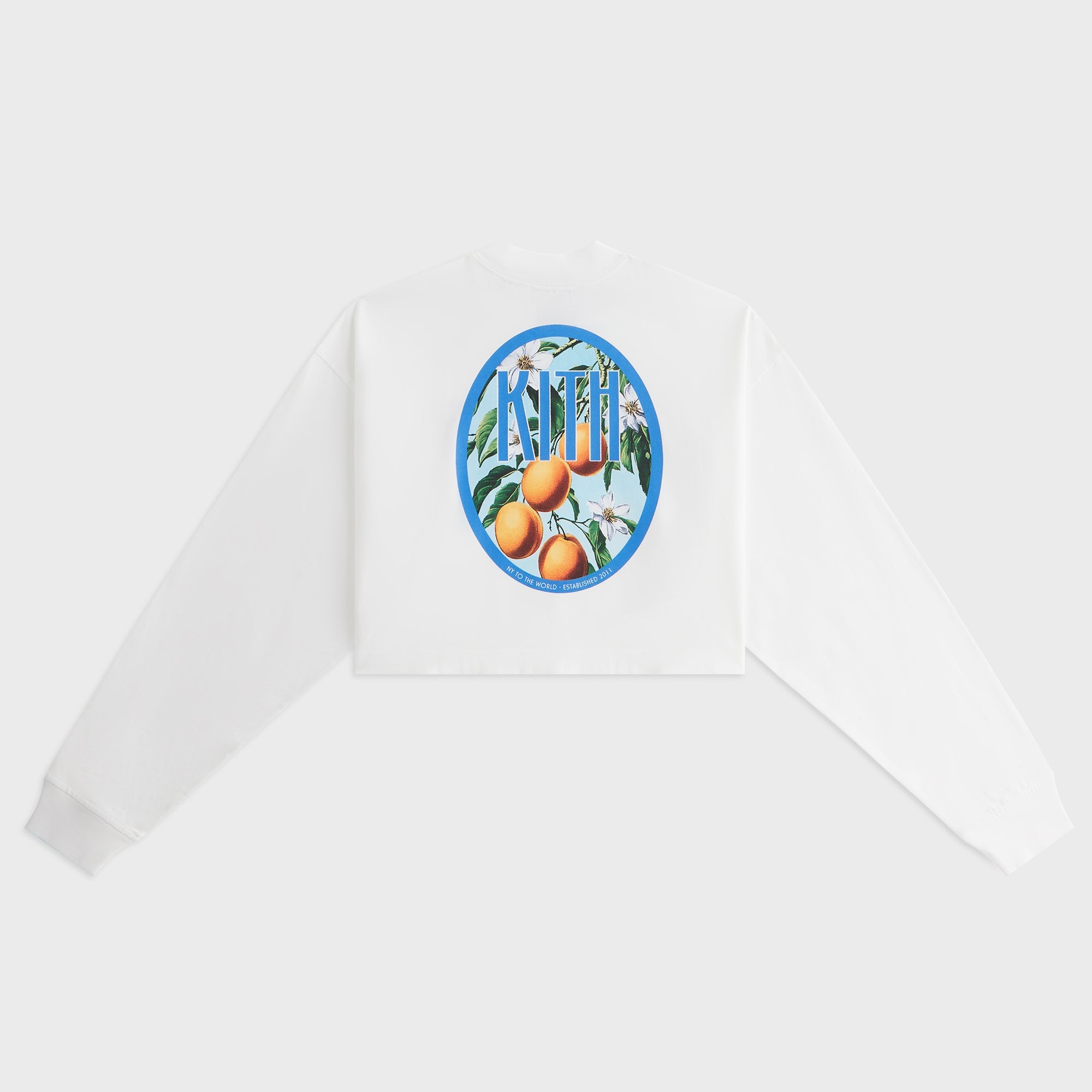 Kith Women Jasper Summer Peach Long Sleeve - White – Kith Europe