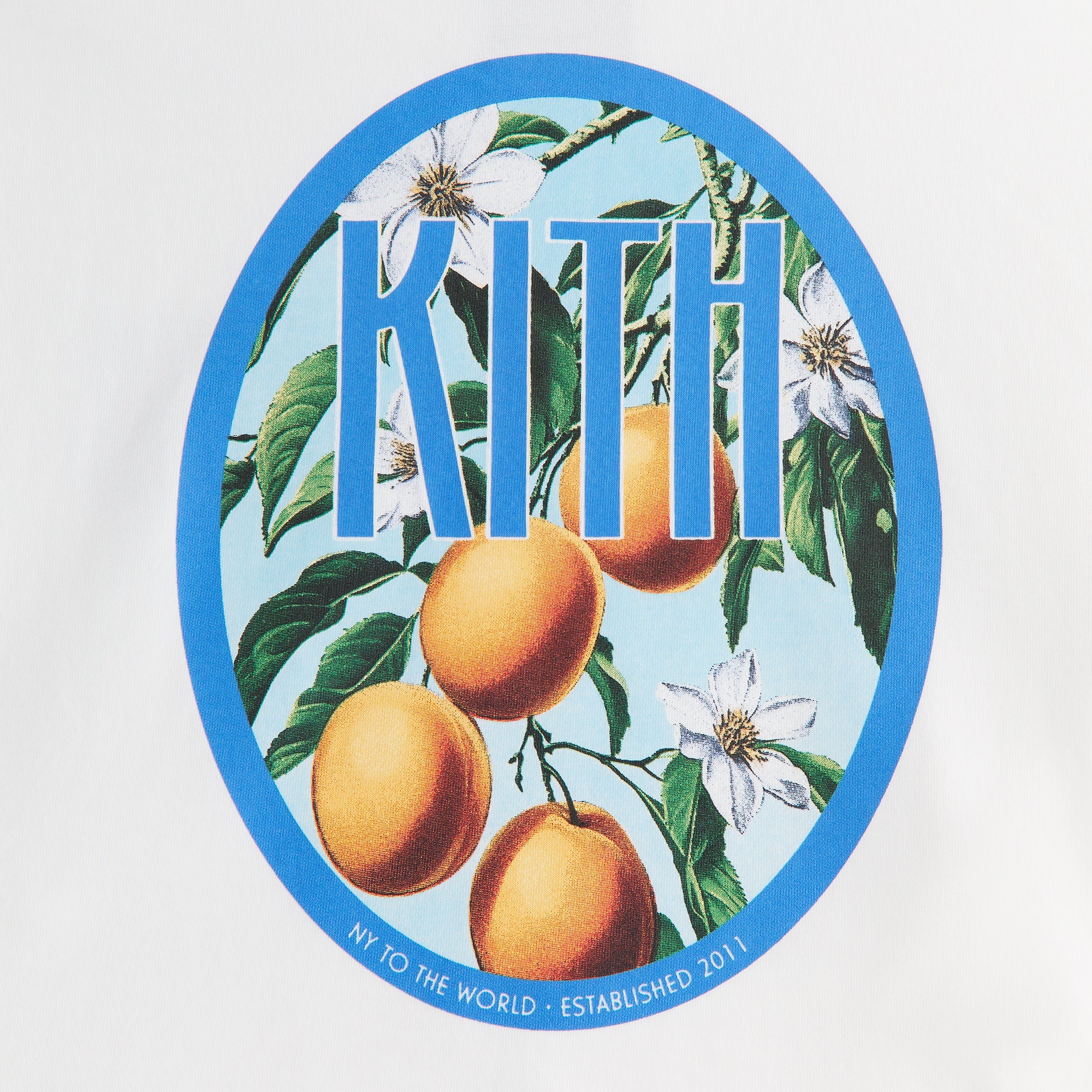 Kith Women Jasper Summer Peach Long Sleeve - White – Kith Europe