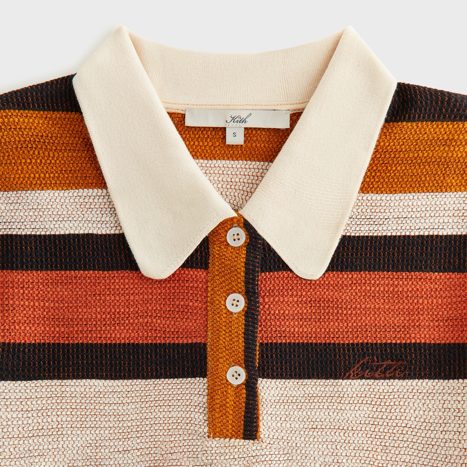 Kith Women Sansa Stripe Shrunken Polo - Flutter