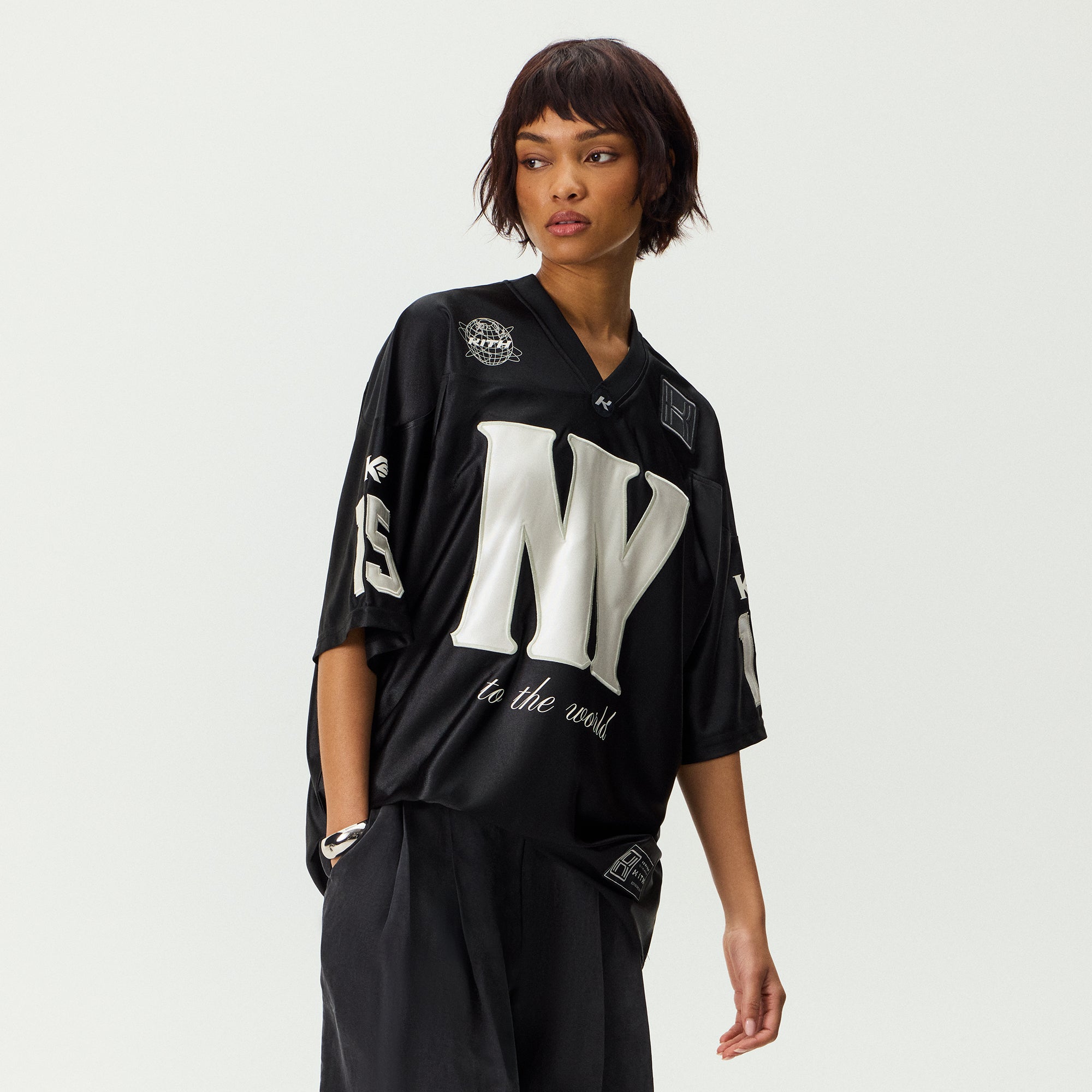 Kith Women Koda Football Jersey - Black – Kith Europe