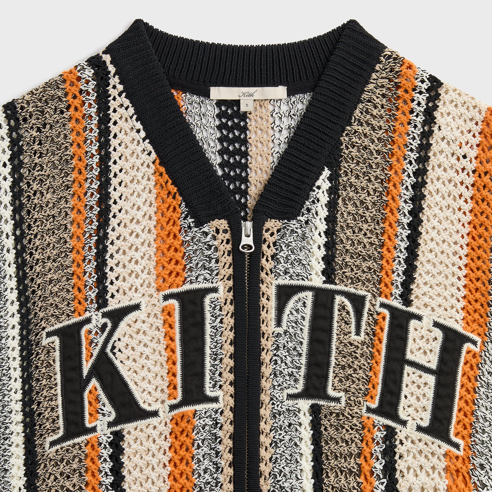 Kith Women Spencer III Crochet Zip Up Jersey - Ink – Kith Europe