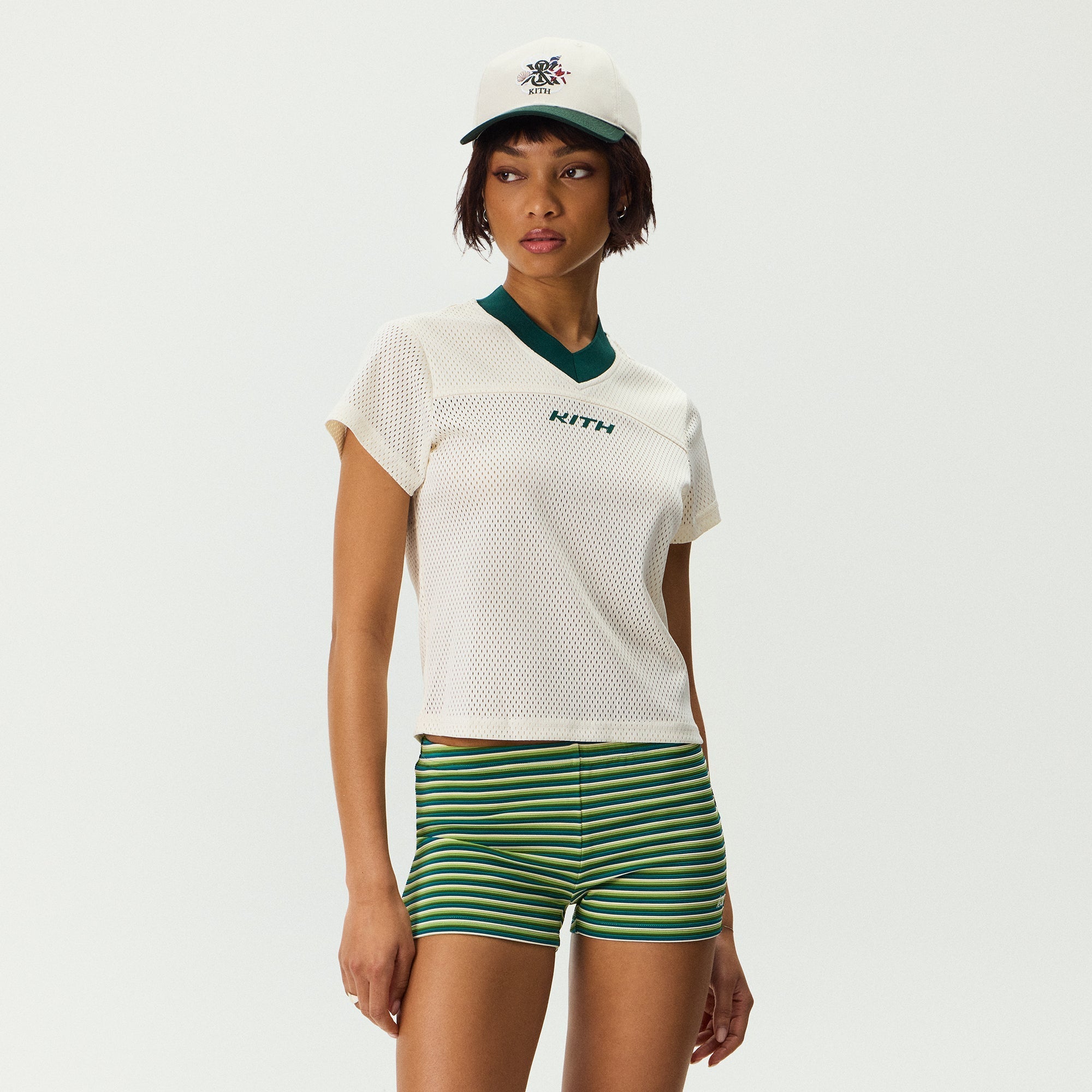 Kith Women Nicci Mesh Jersey - Sandrift – Kith Europe