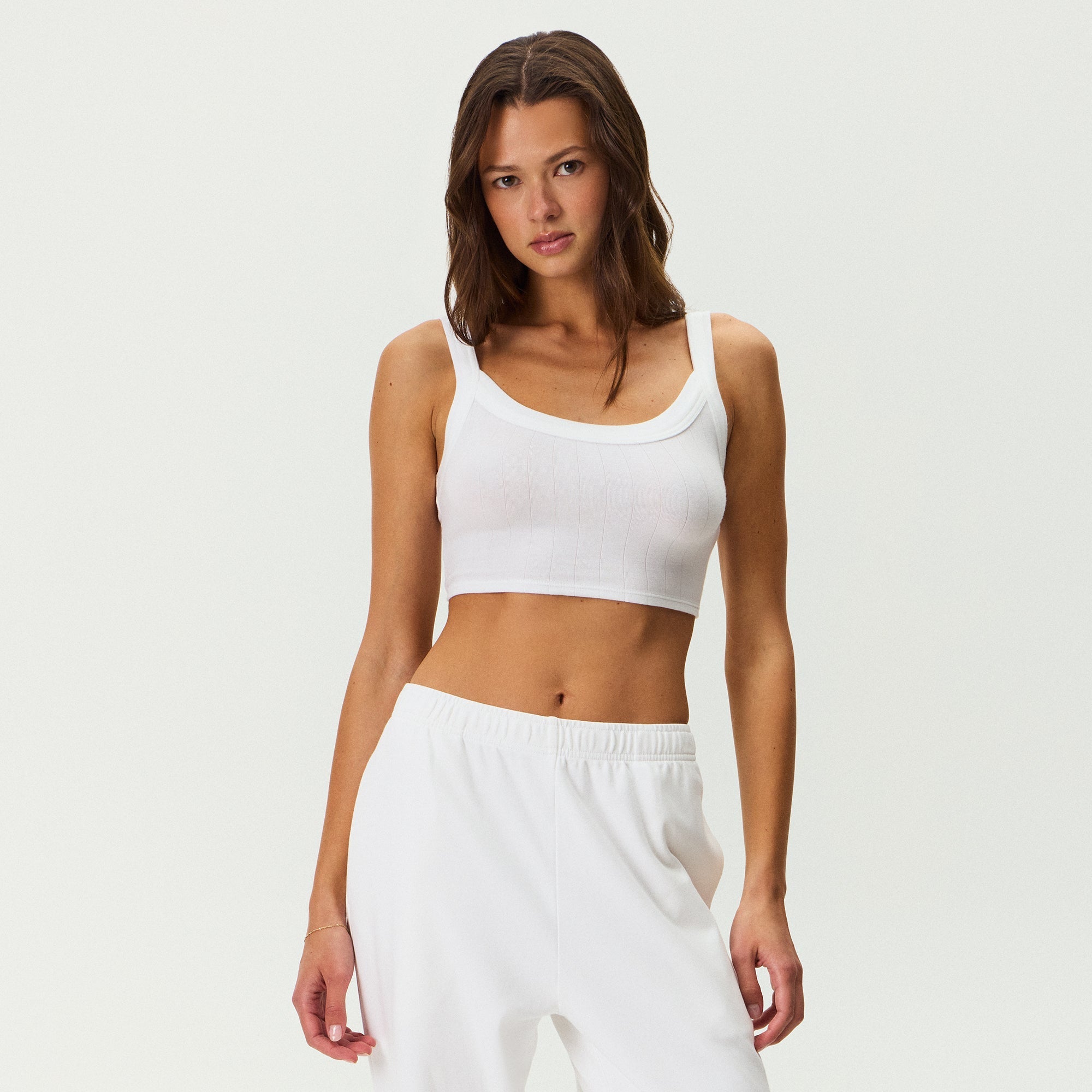 Kith Women Terra II Flat Rib Tank - White – Kith Europe