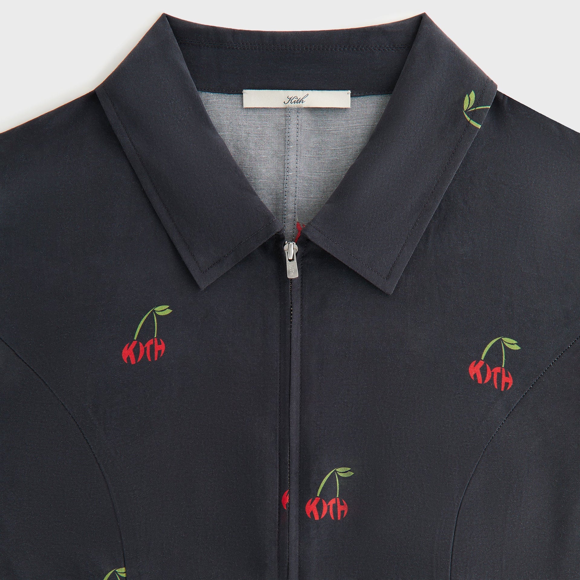 Kith Women Cayla Cherry Zip Shirt - Black