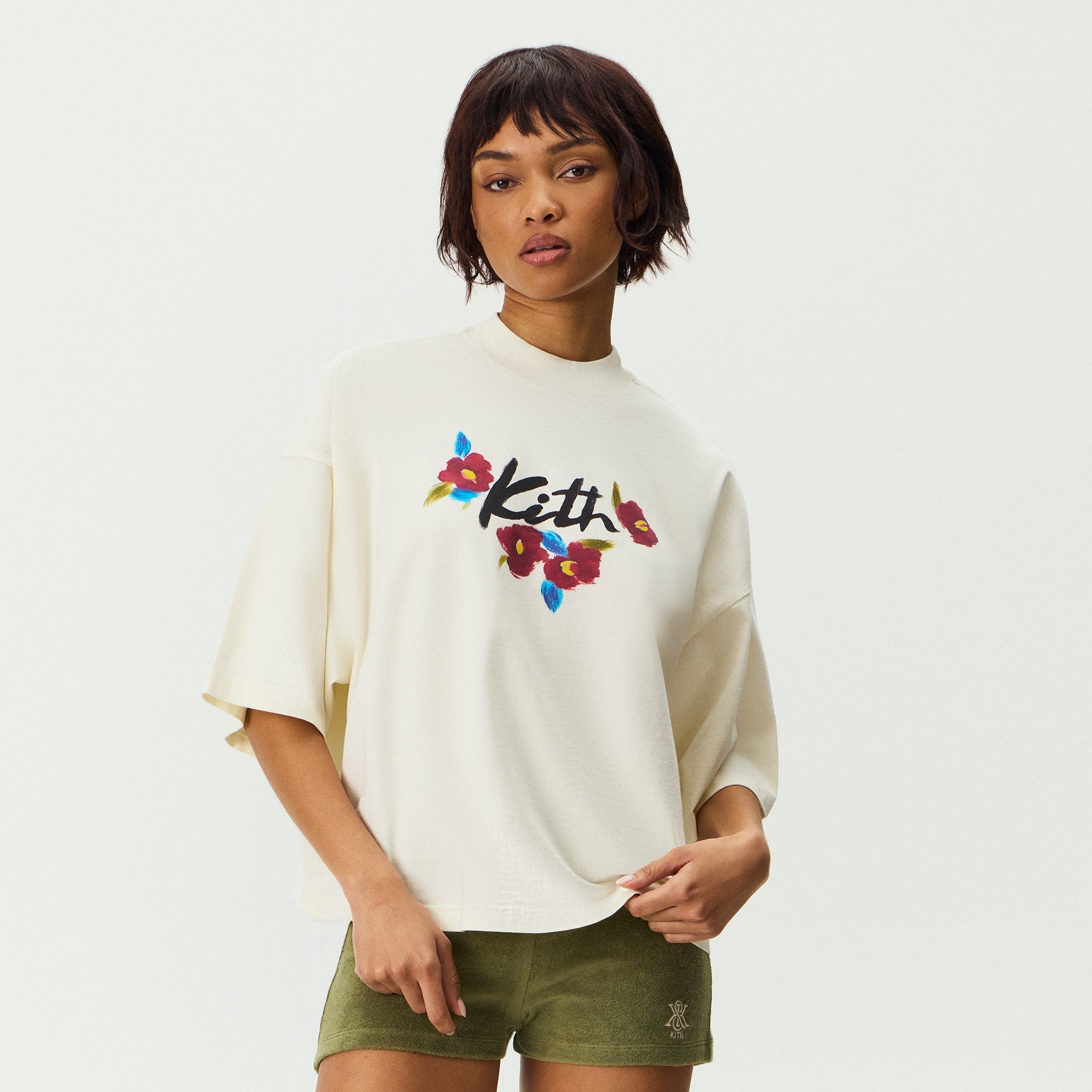 Kith Women Ruben Brush Floral Tee - Silk – Kith Europe