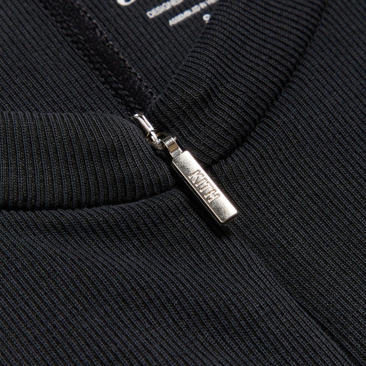 Kith Women Nori Quarter Zip Long Sleeve - Black