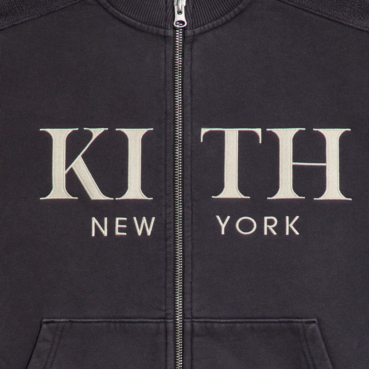 Kith Women Peige Panelled Oversized Zip Jacket - Black - PH