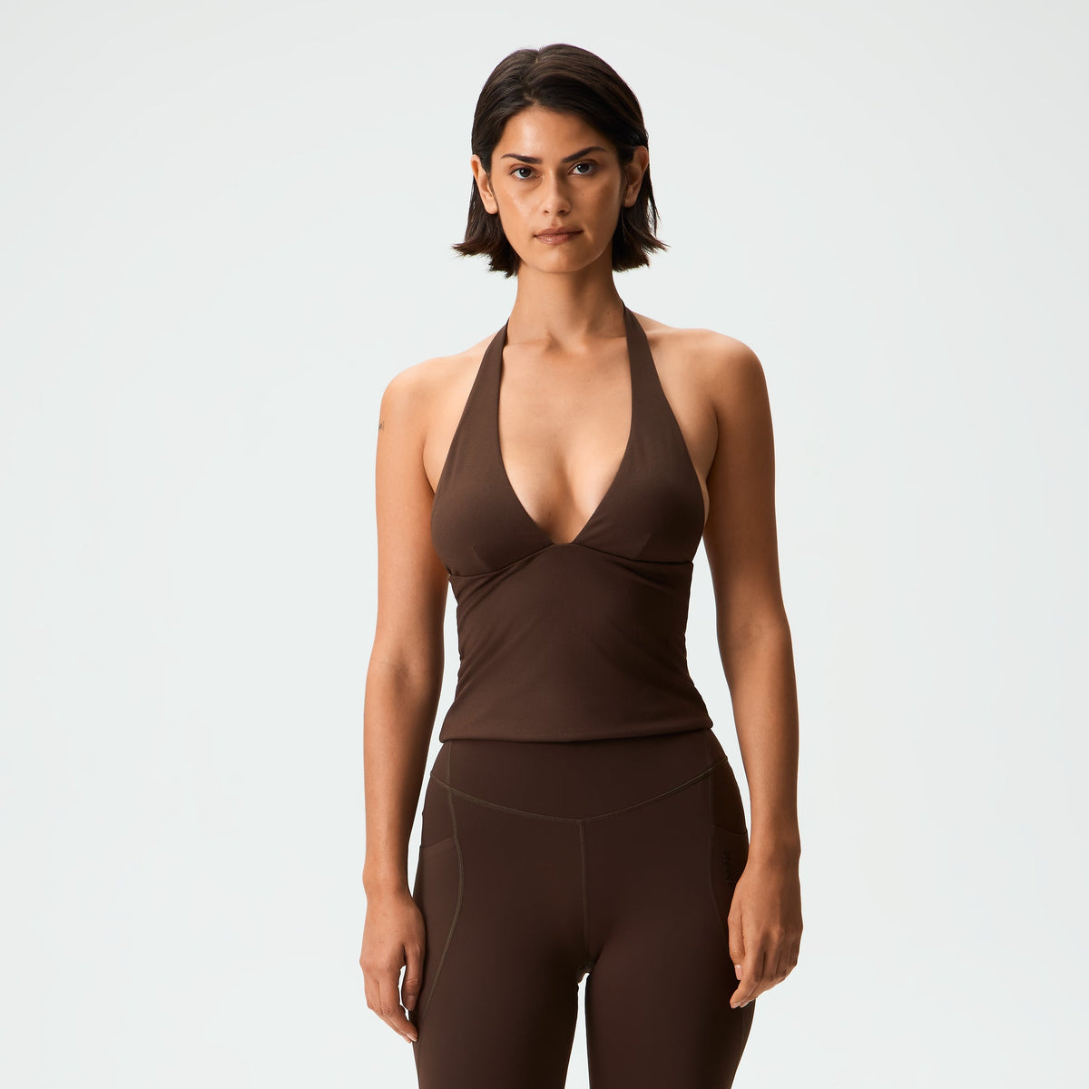 Kith Women Studio Halsey Halter Plunge Tank - Legacy