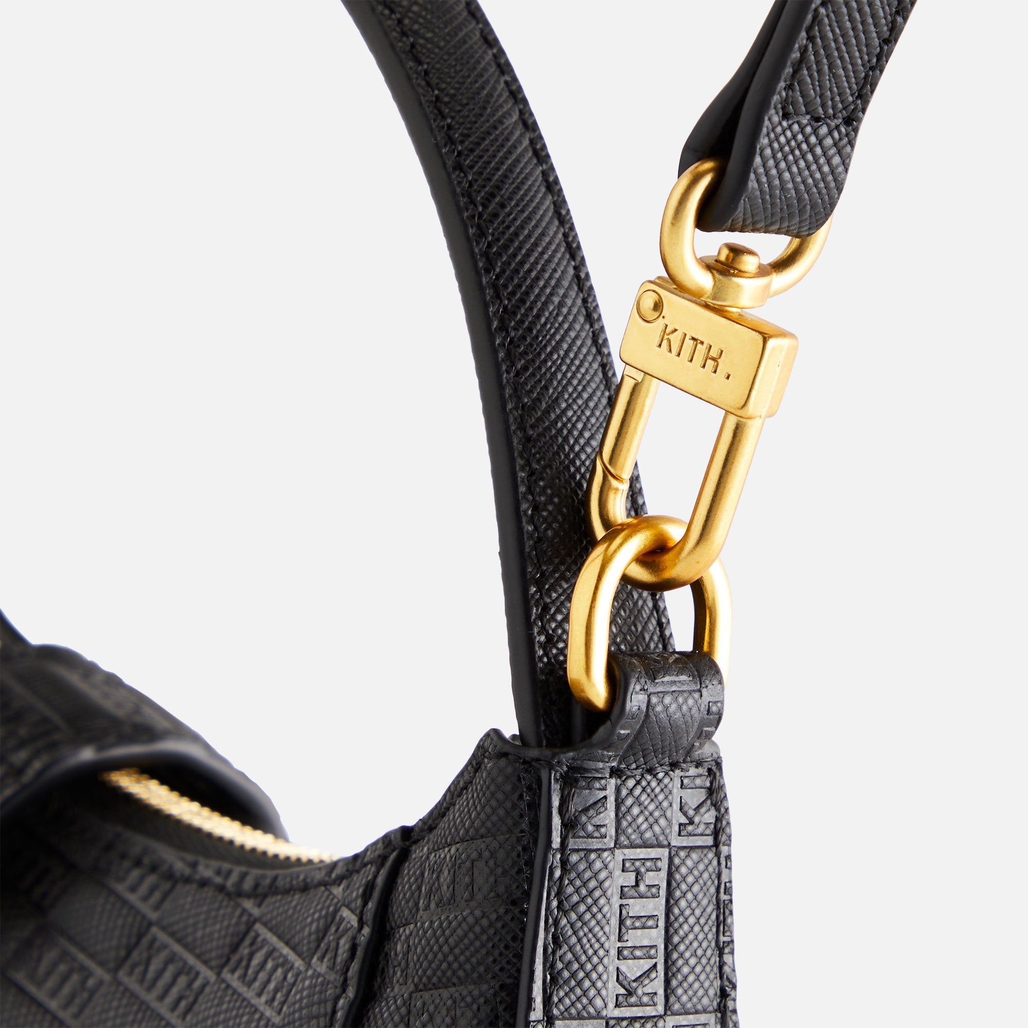Kith Women Monogram Mini Saddle Bag - Black – Kith Europe