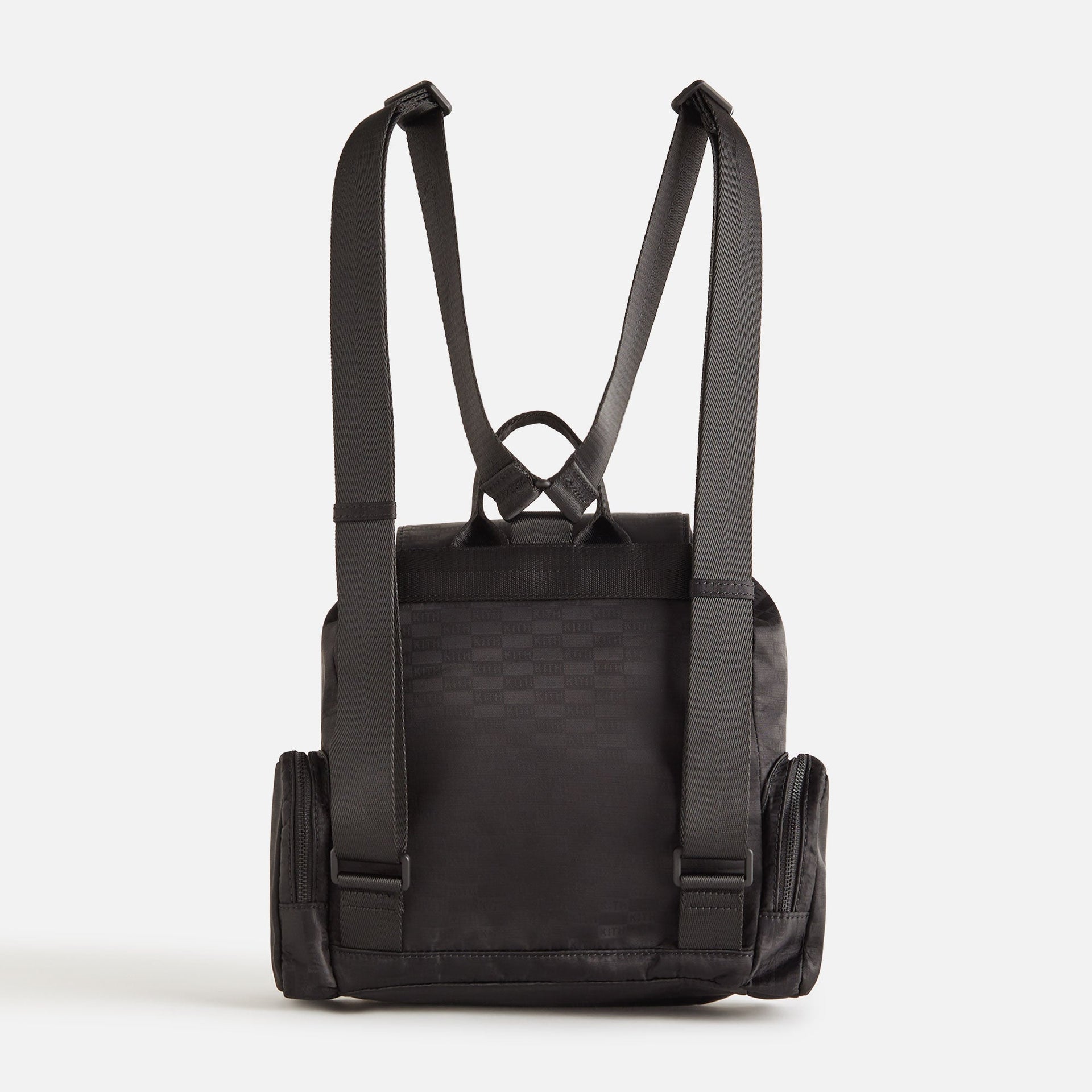 Kith Women Monogram Nylon Mini Backpack - Black