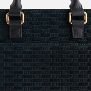 Kith Women Monogram Suede Mini Document Bag - Stadium