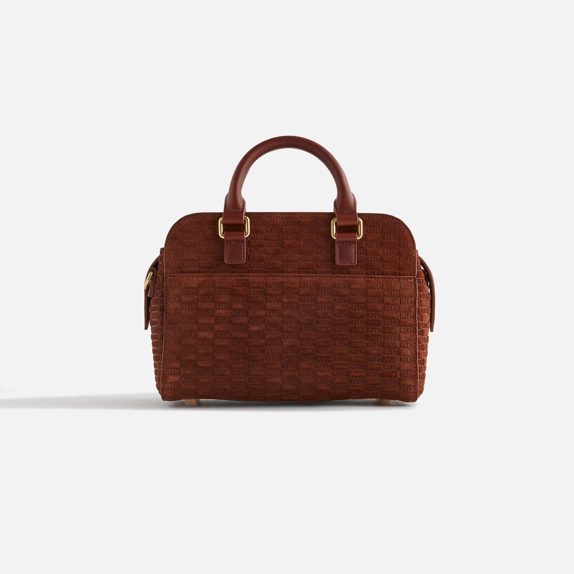 Kith Women Monogram Suede Mini Document Bag - Walnut