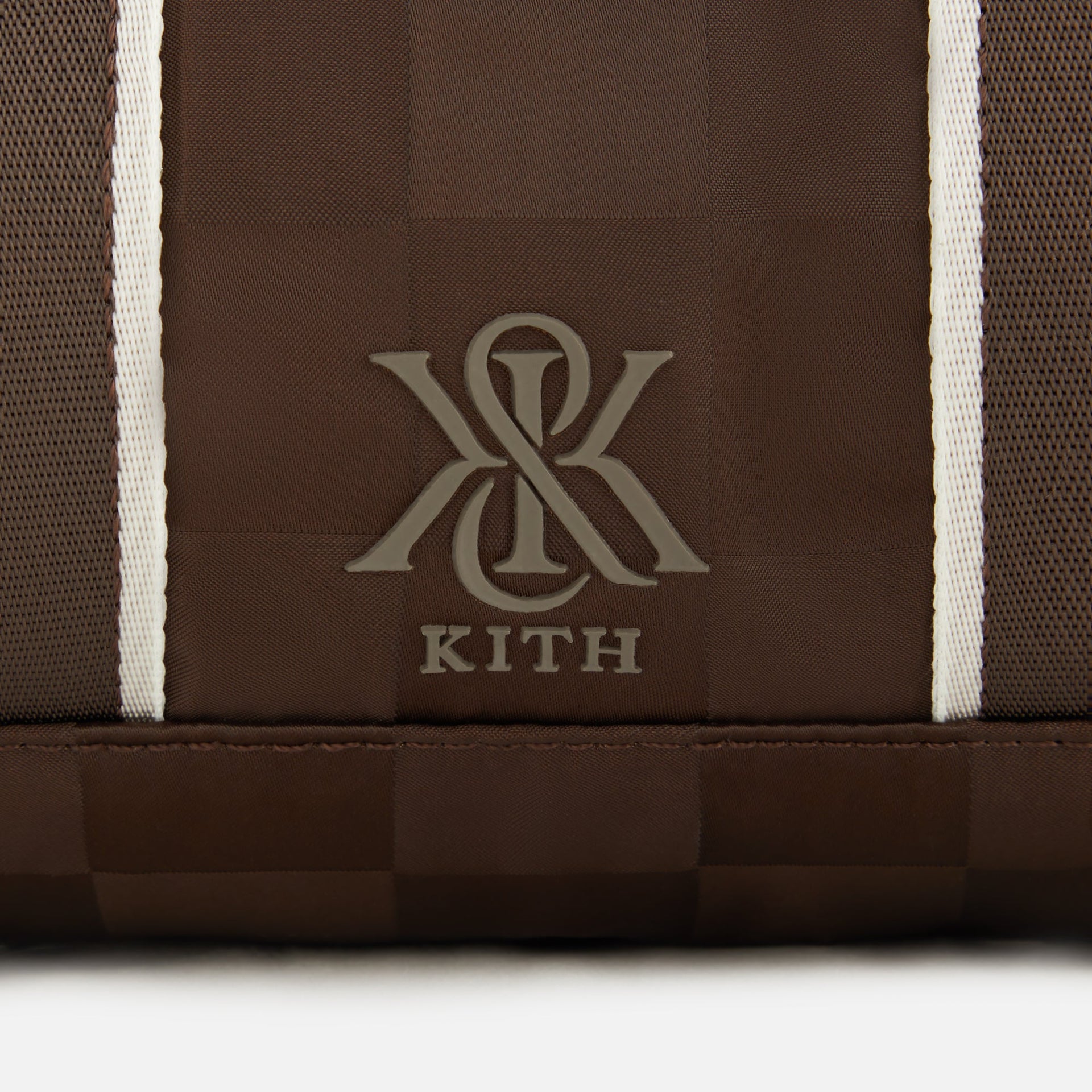 Kith Women Checkered Satin Mini Duffle Bag - Derby