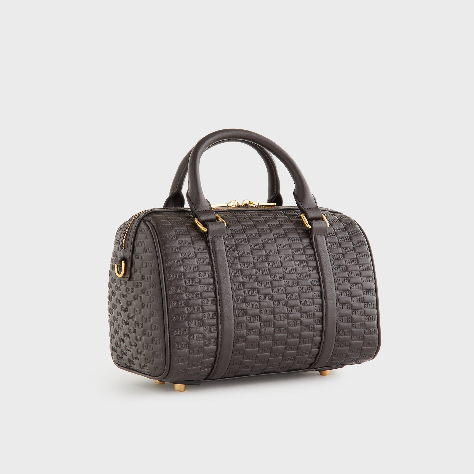 Kith Women Leather Monogram Smooth Harlowe Bag - Ganache