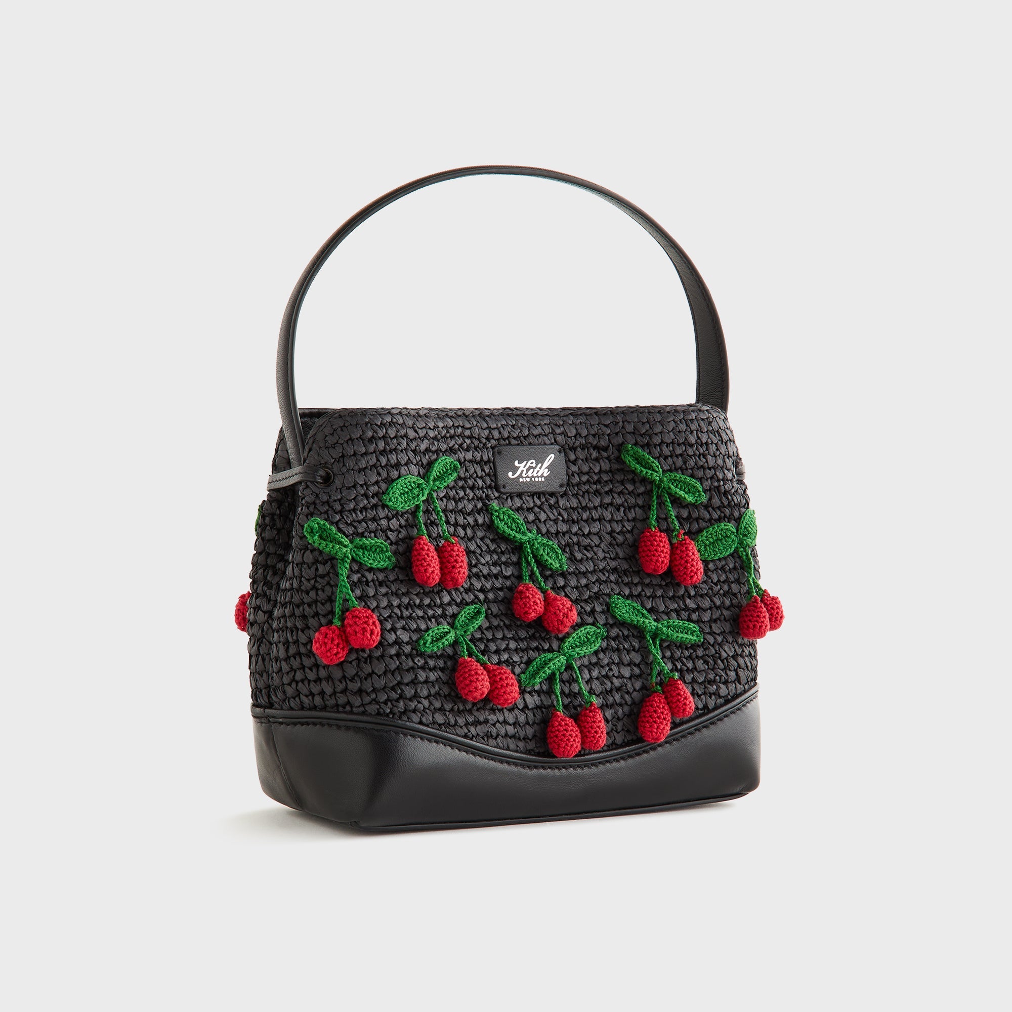 Kith Women Cherry Raffia Mini Katie - Black – Kith Europe