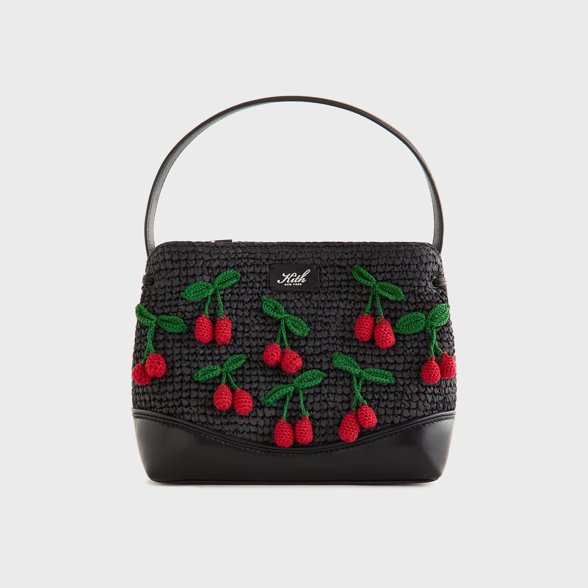 KITH カーキ ショルダーバッグ Kith Women Cherry Raffia Mini Katie - Black – Kith Europe