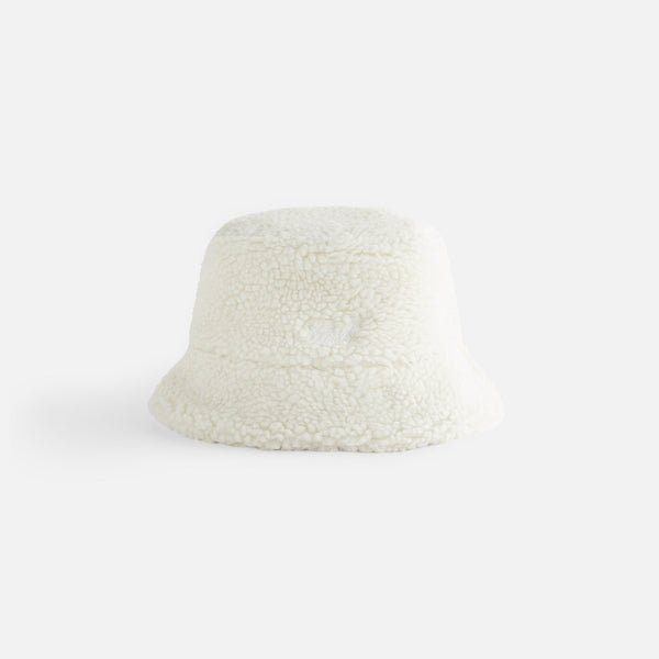 Geo Monogram Cotton Twill Bucket Hat S / White