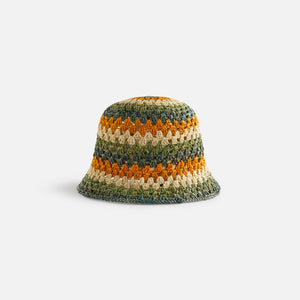 Kith Women Raffia Multi Stitch Bucket Hat - Madeira