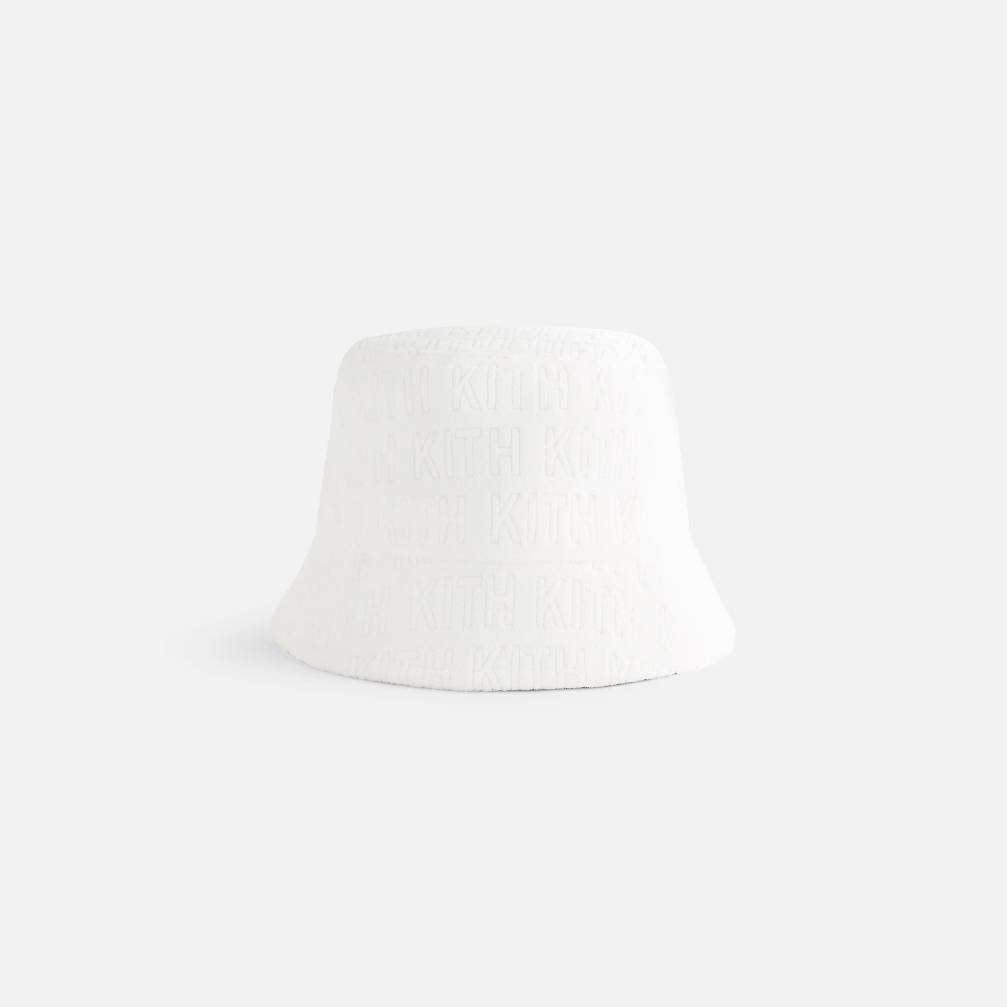 Kith Women Monogram Towel Bucket Hat - White – Kith Europe