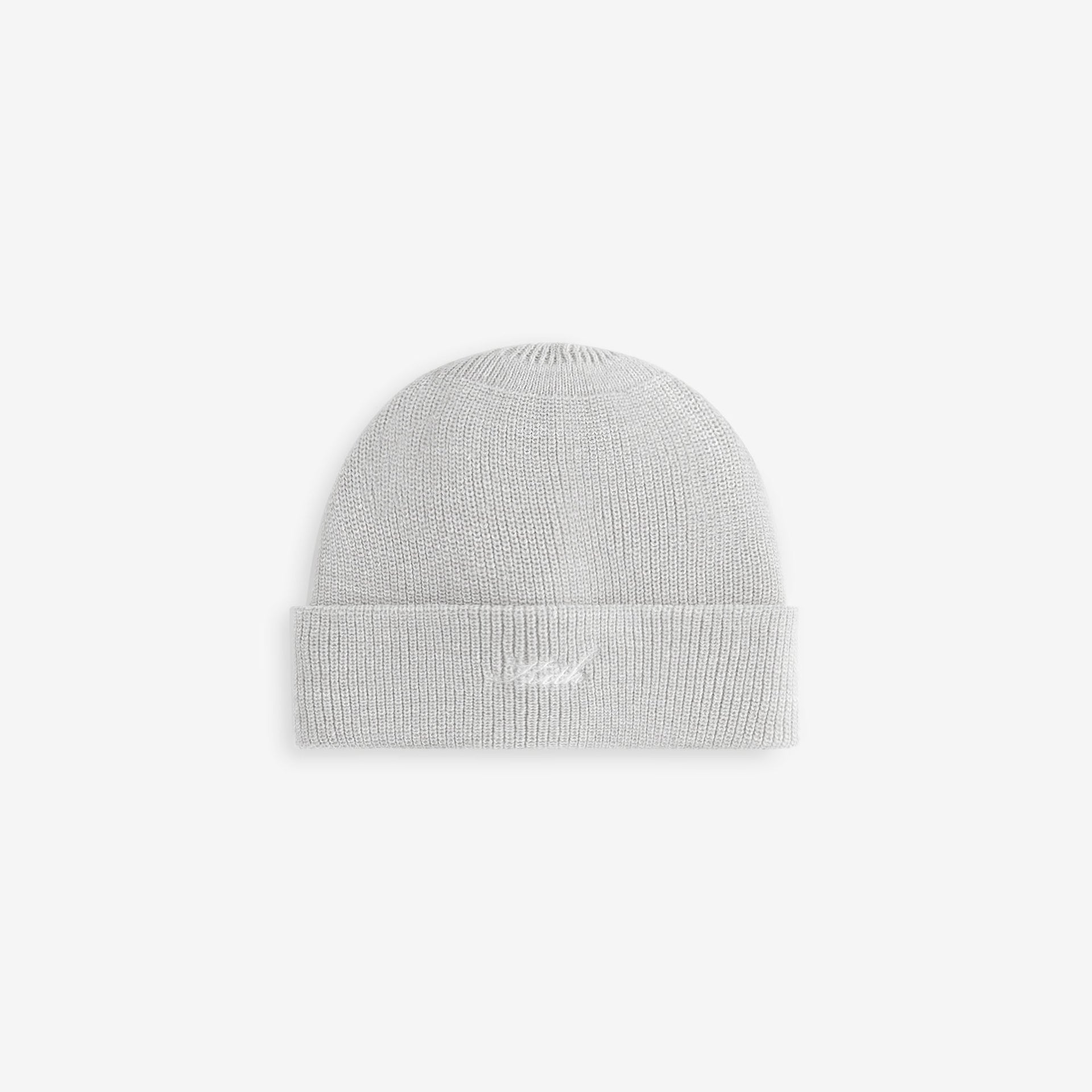 Kith Women Script Classic Beanie - Light Heather Grey