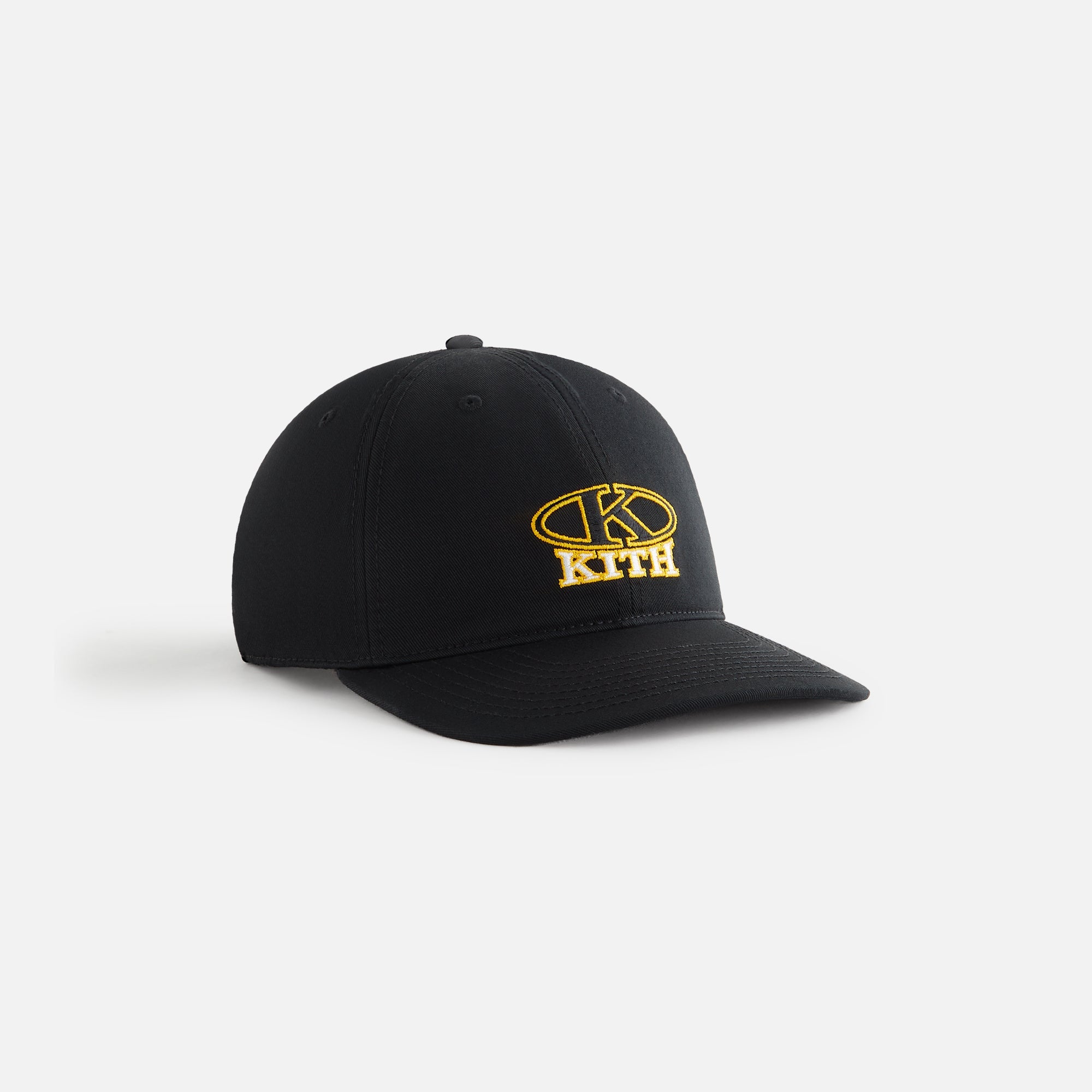 関税・送料込 KITH Women Ellipse Logo Twill Classic Cap Kith Women Ellipse Logo Twill Classic Cap - Black – Kith Europe