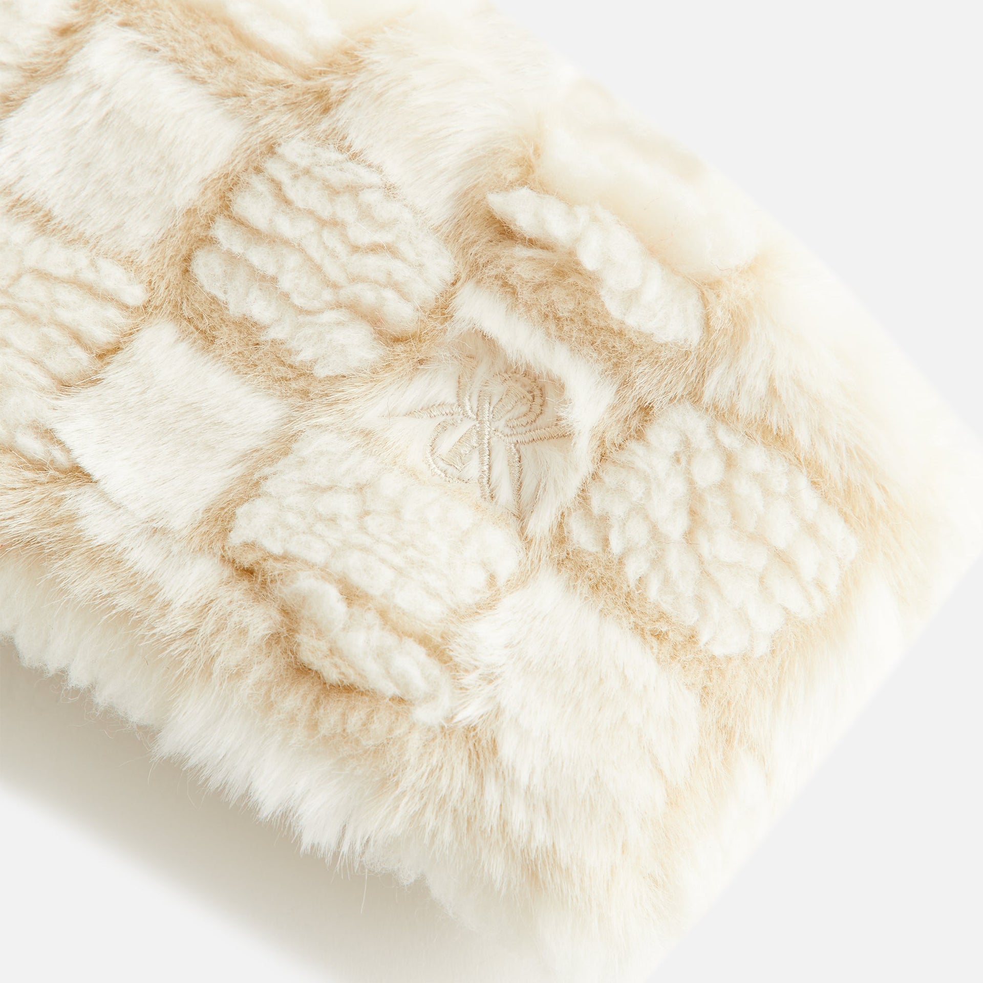 Kith Women Jacquard Fur Headband - Veil