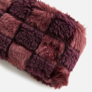 Kith Women Jacquard Fur Headband - Magma