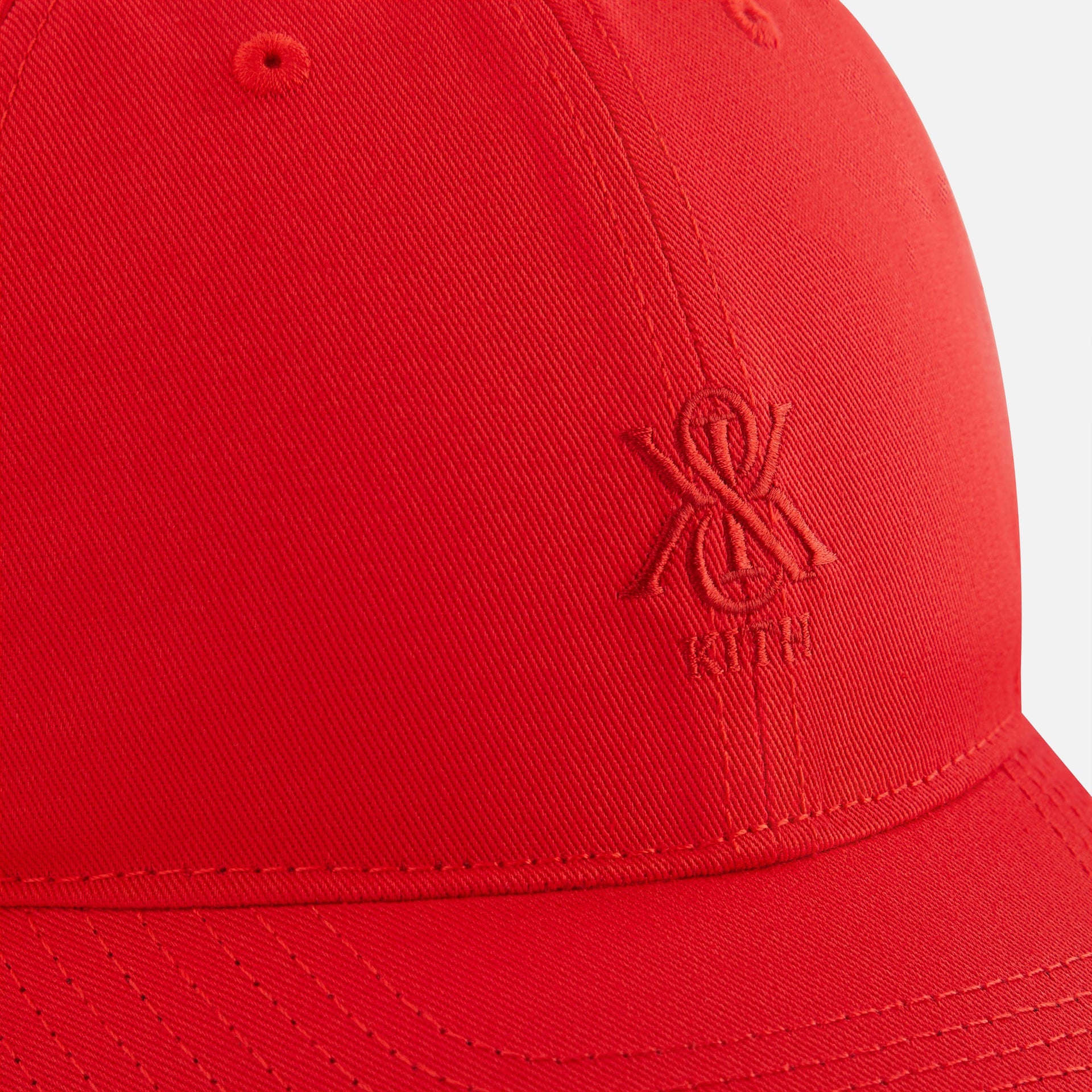 Kith Women Crest Embroidered Classic Cap - Cinnabar