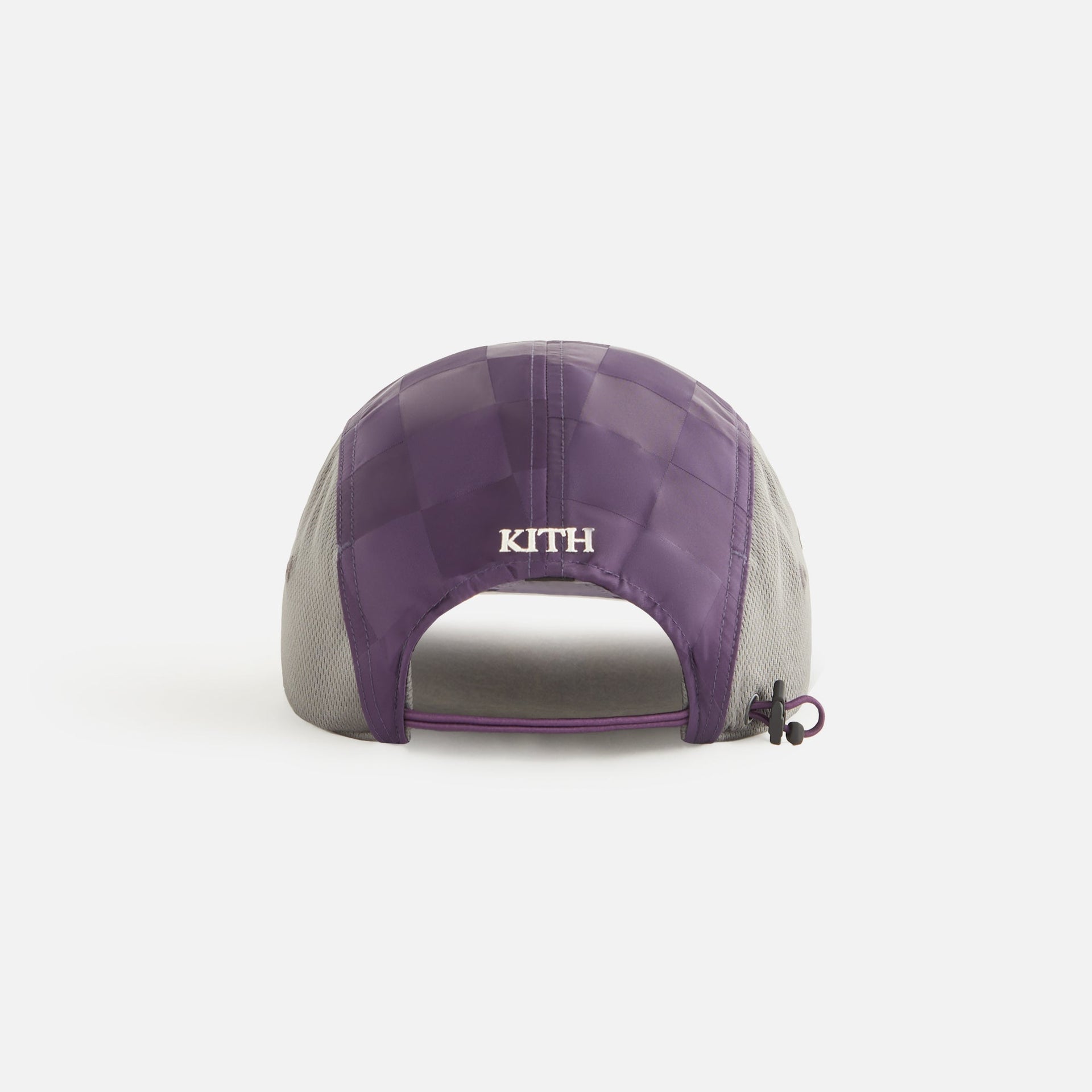 Kith Women Checkered Satin Camper Cap - Nightshade