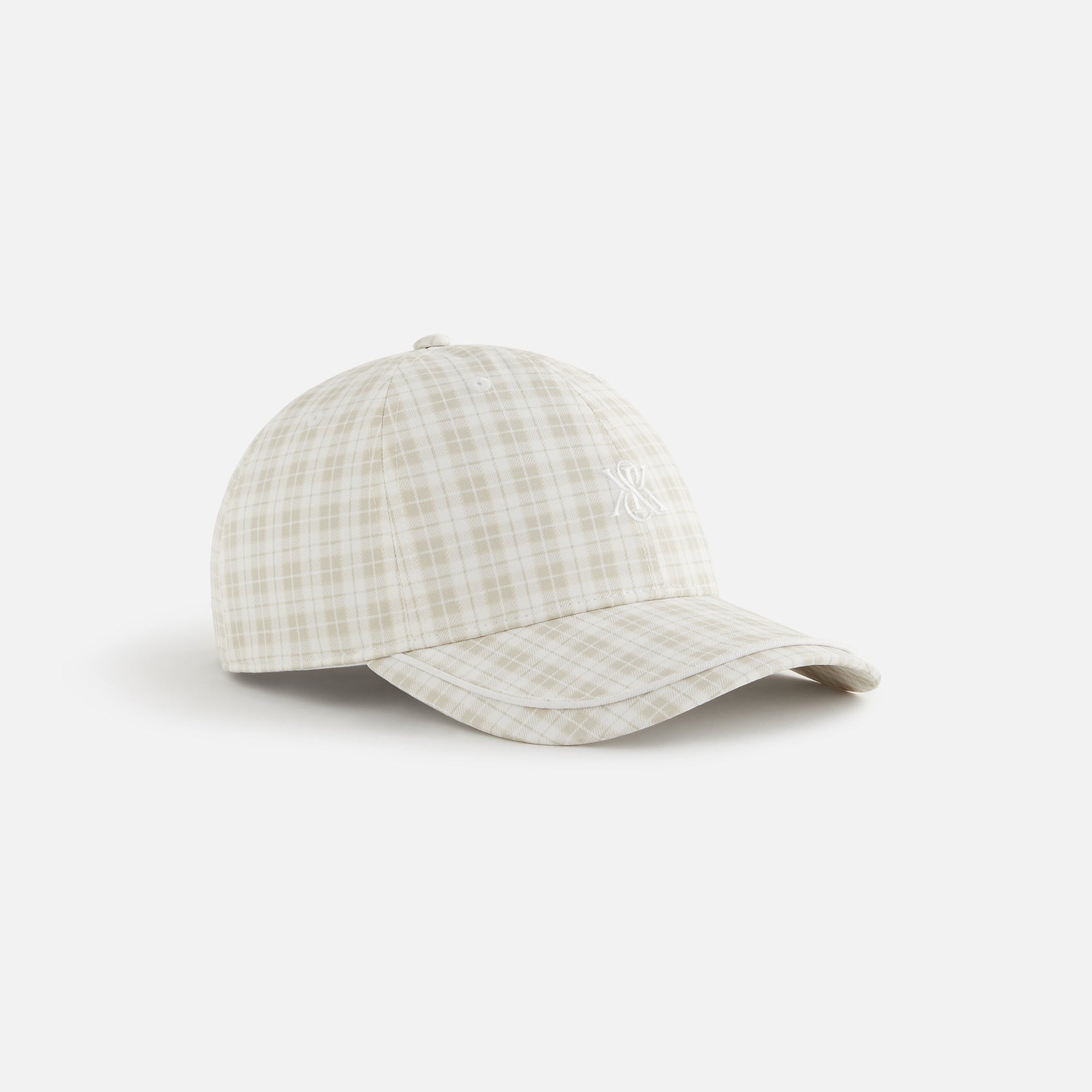 Kith Women Gingham Classic Cap - White