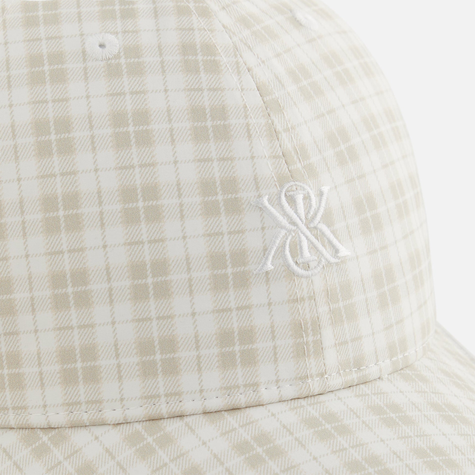 Kith Women Gingham Classic Cap - White