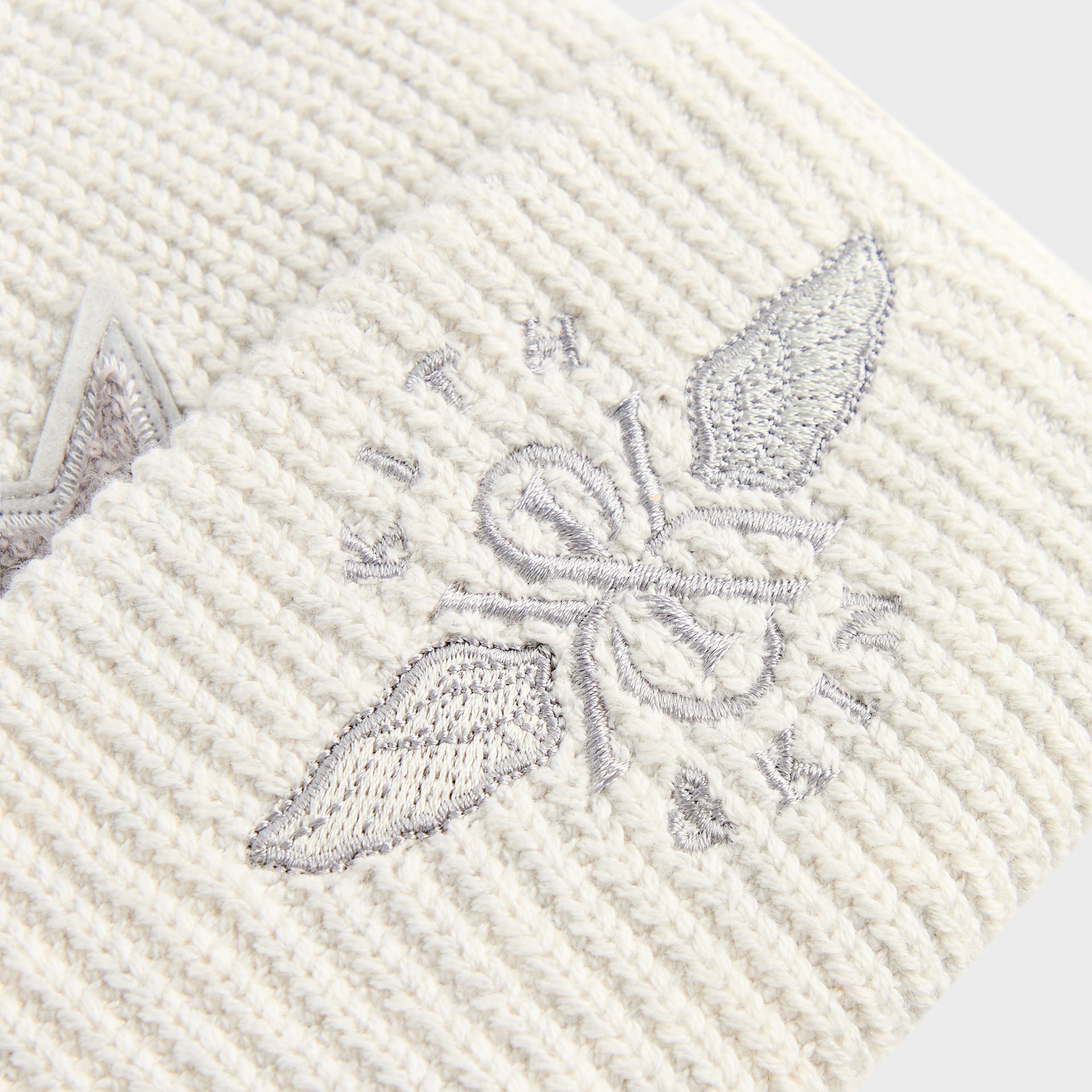 Kith Women Mia Beanie With Patches - Light Heather Grey - PH
