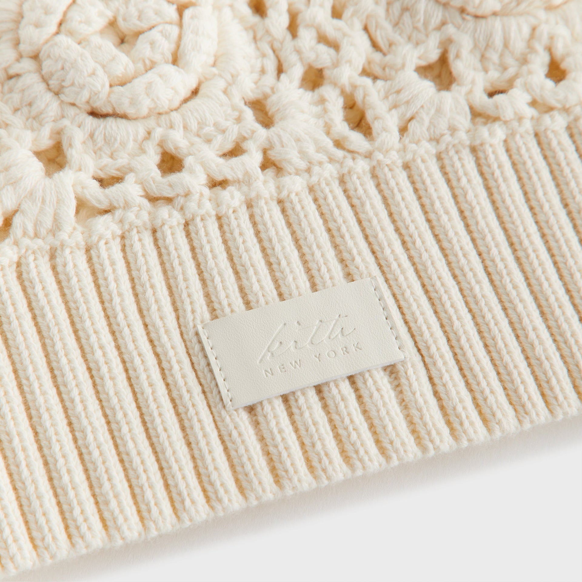 Lisa for Kith Women Lace Crochet Balaclava - Sandrift