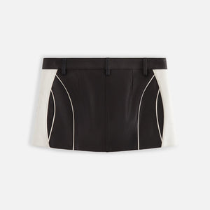 Kith Women Ren Leather Mini Skirt - Black