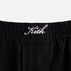 Kith Women Ida II Sheer Stripe Boxer Short - Black