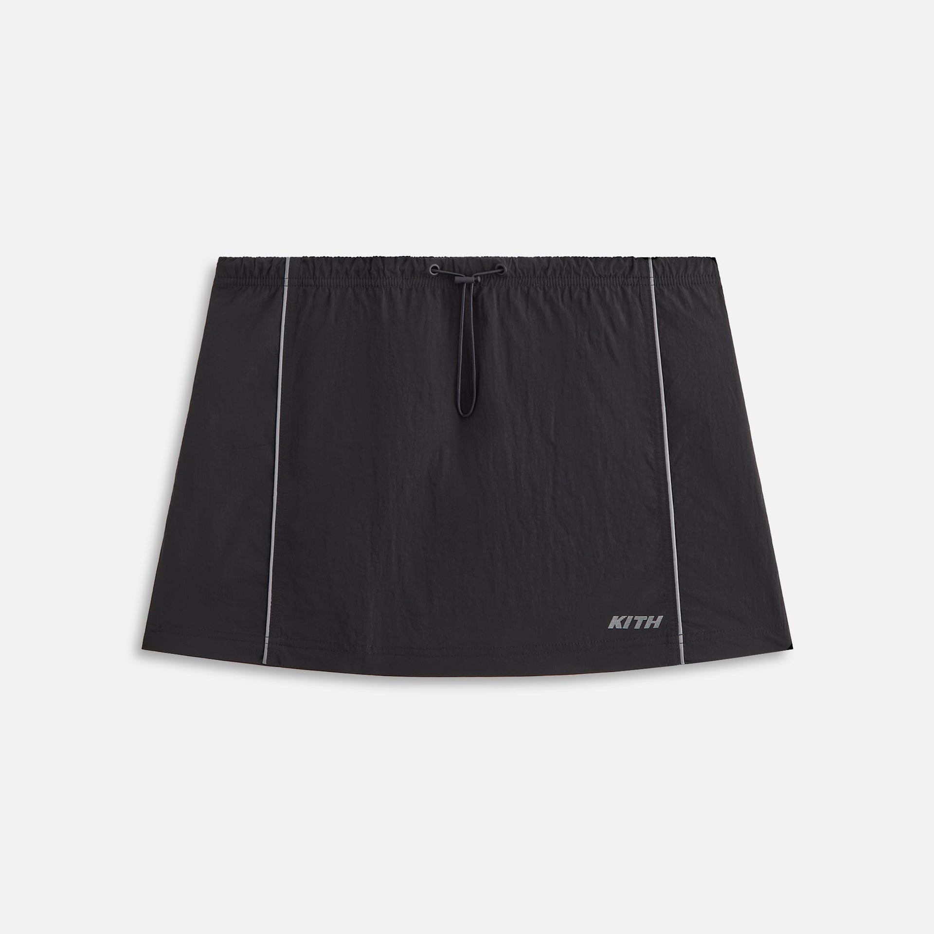 Kith Women Lowen Nylon Track Skirt - Black