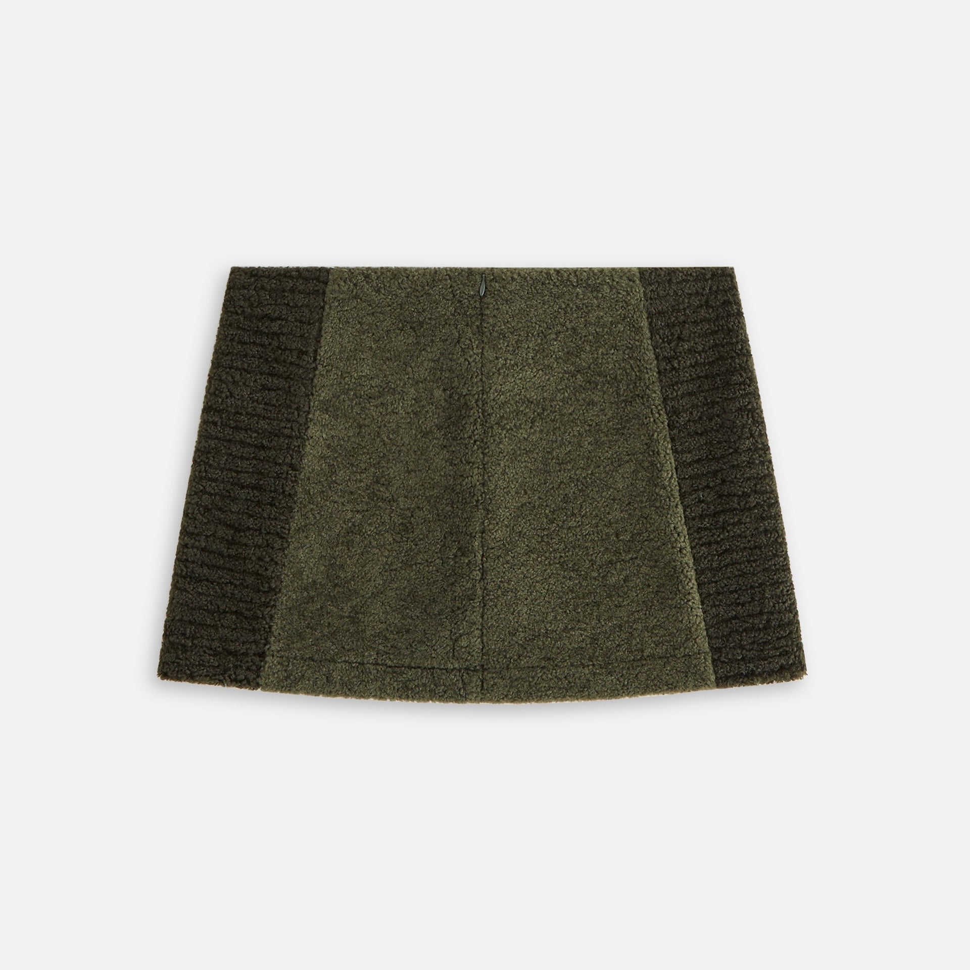 Kith Women Cecil Sherpa Mini Skirt - Cypress